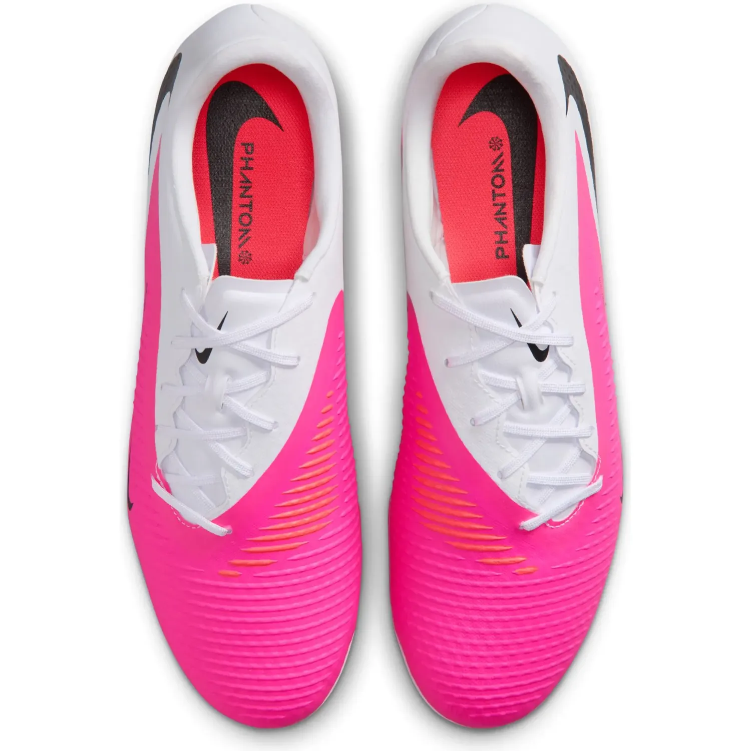 Nike Zapatillas Nike De Futbol Unisex Phantom 6 Low Acad Fg/Mg T color blanco / fucsia | Platanitos