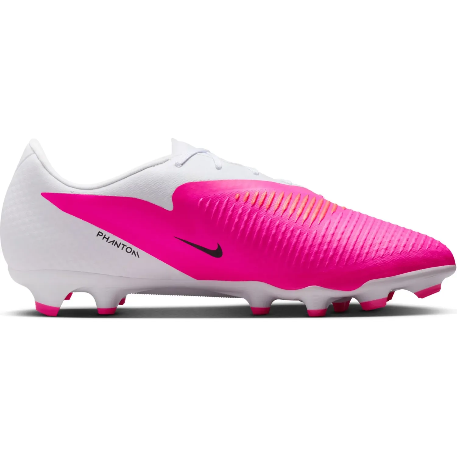 Nike Zapatillas Nike De Futbol Unisex Phantom 6 Low Acad Fg/Mg T color blanco / fucsia | Platanitos