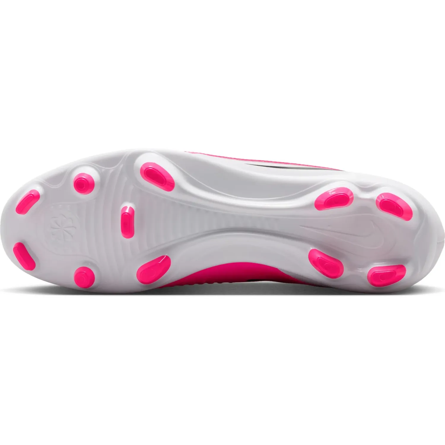 Zapatillas Nike De Futbol Unisex Phantom 6 High Club Fg/Mg T color blanco / fucsia | Platanitos