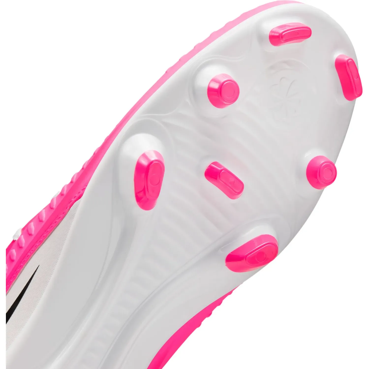 Zapatillas Nike De Futbol Unisex Phantom 6 High Club Fg/Mg T color blanco / fucsia | Platanitos