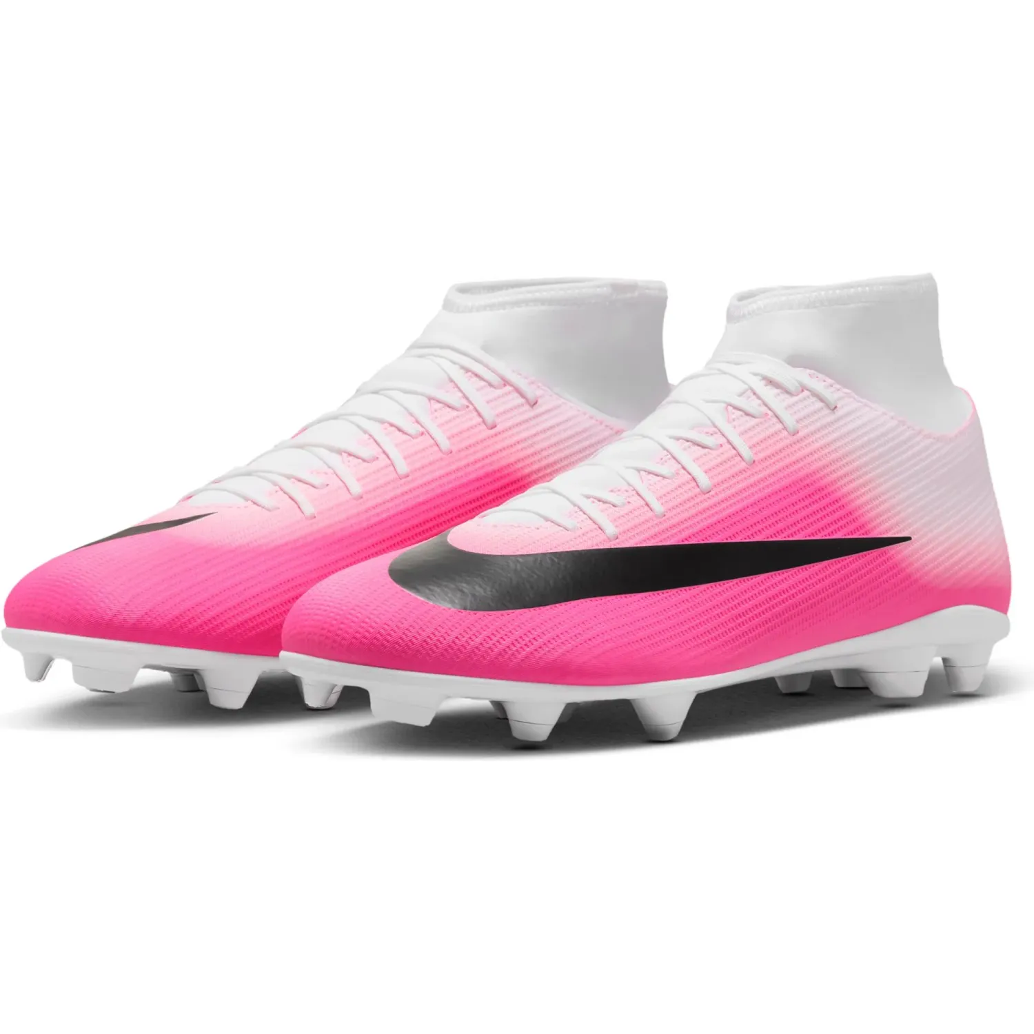 Zapatillas Nike De Futbol Unisex Superfly 11 Club Fg/Mg T color fucsia / blanco | Platanitos