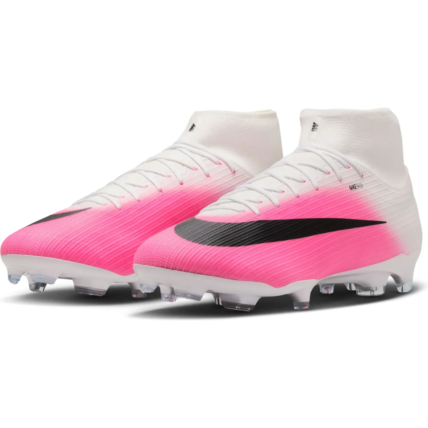 Zapatillas Nike De Futbol Unisex Superfly 11 Academy Fg/Mg T color blanco / fucsia | Platanitos
