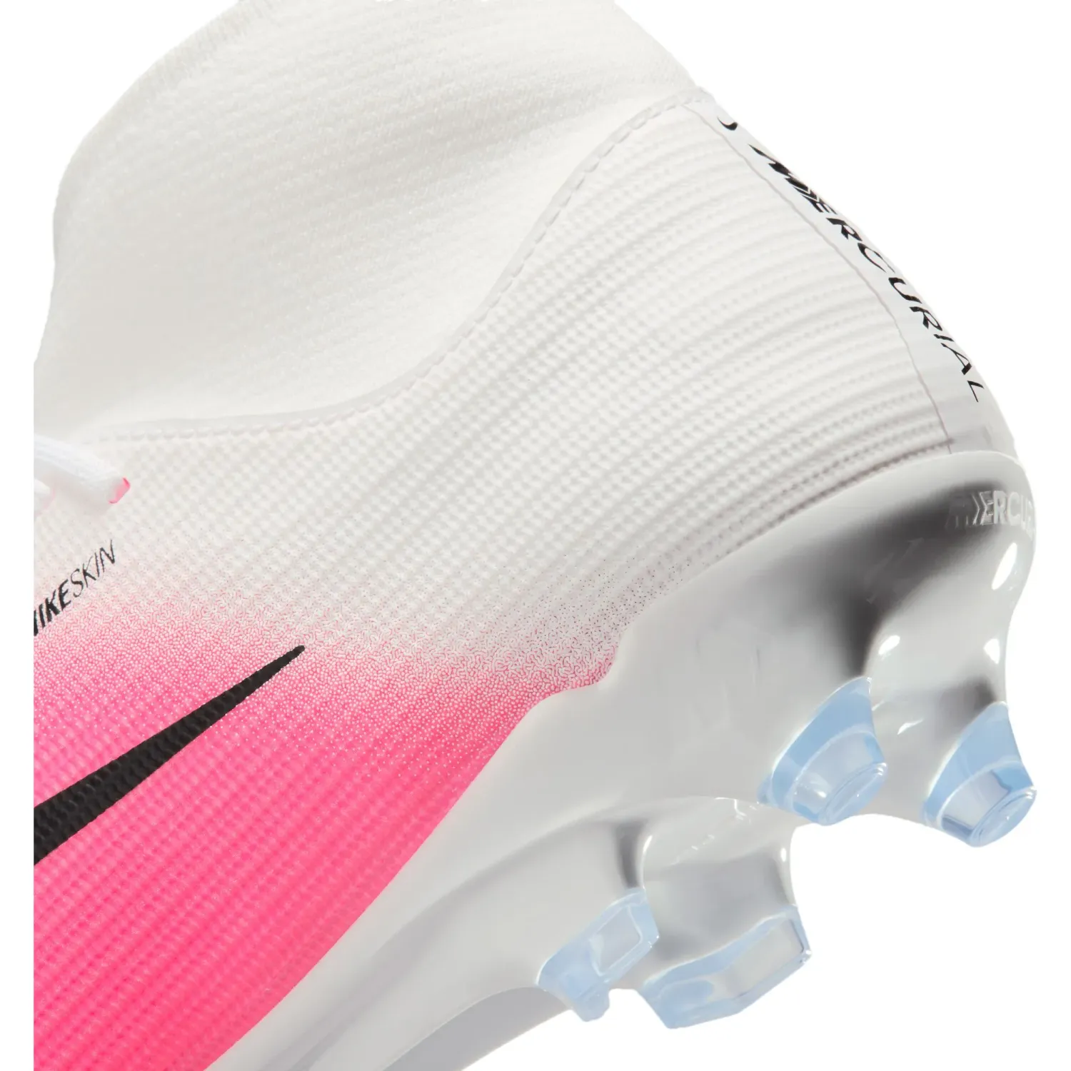 Zapatillas Nike De Futbol Unisex Superfly 11 Academy Fg/Mg T color blanco / fucsia | Platanitos