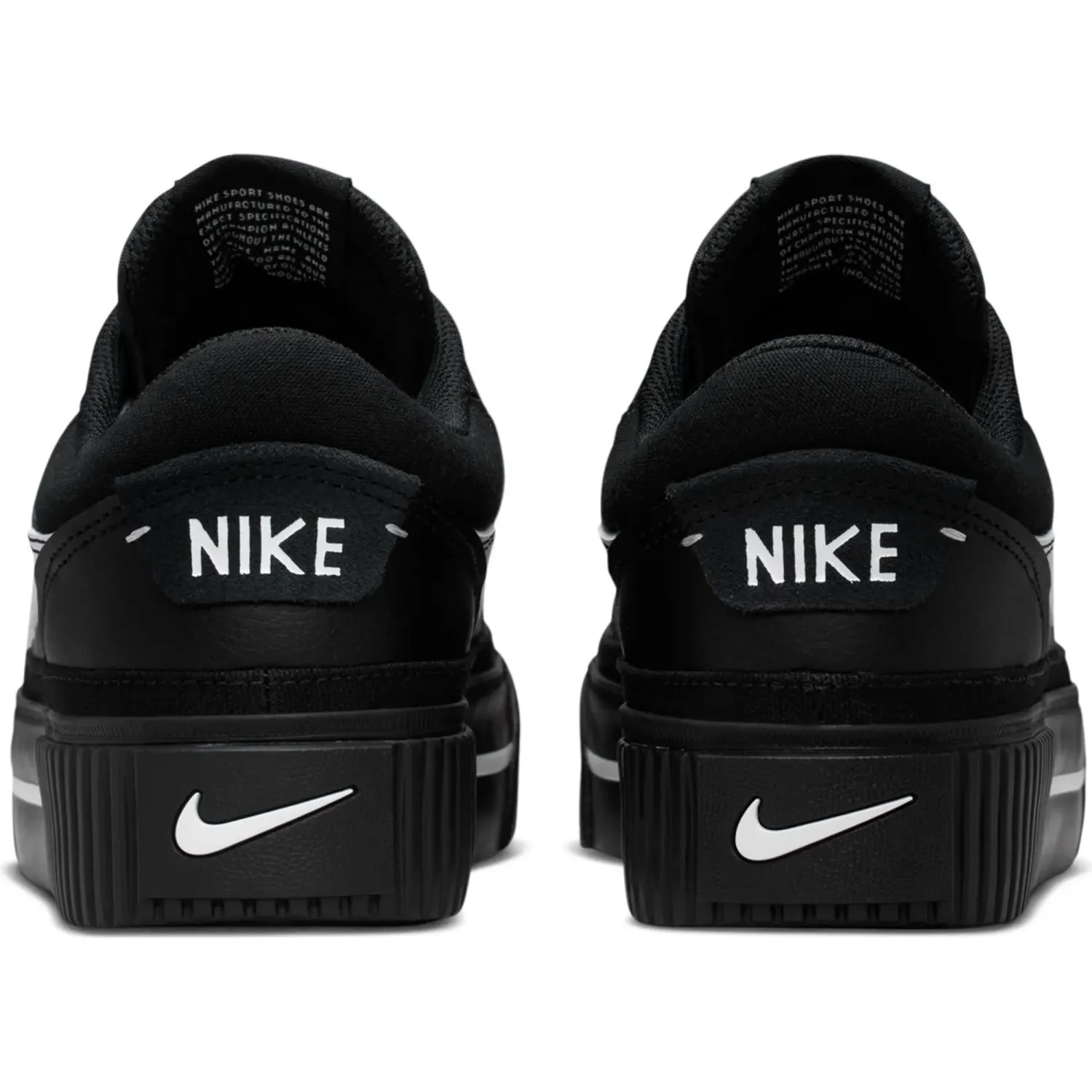 Nike Zapatillas Nike Urbanas Mujer Wmns Court Legacy Lift Le color negro | Platanitos