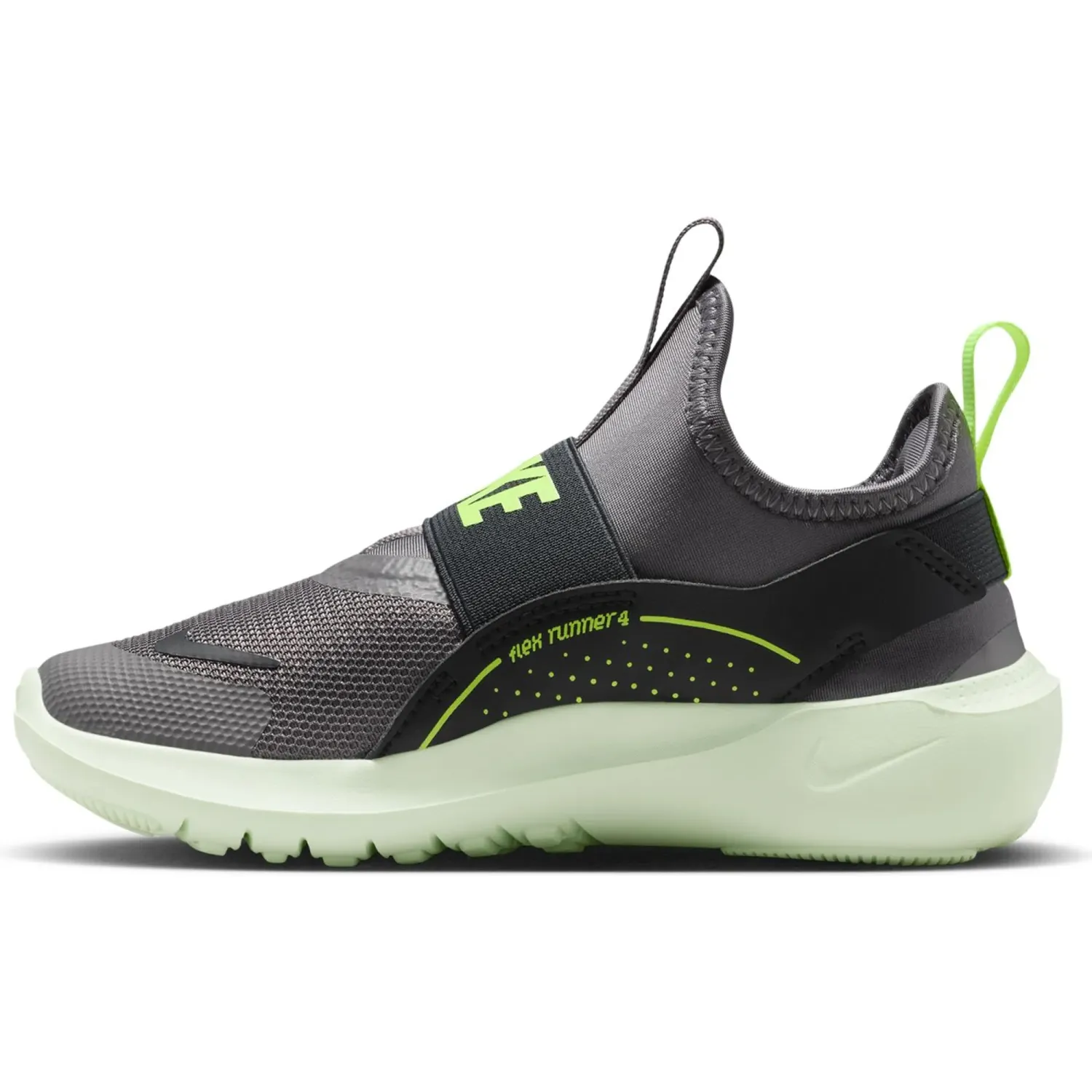 Nike Zapatillas Nike Running Niños Flex Runner 4 color negro | Platanitos