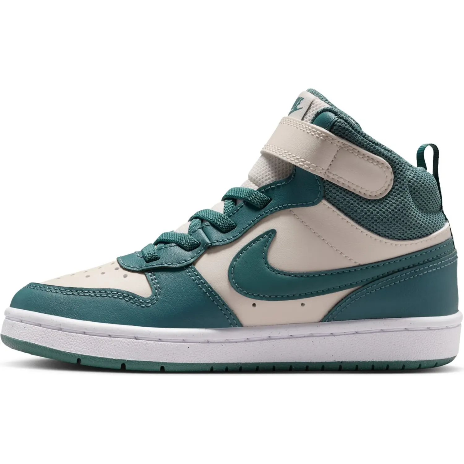 Zapatillas Nike Urbanas Niños Court Borough Mid 2 color tiza | Platanitos