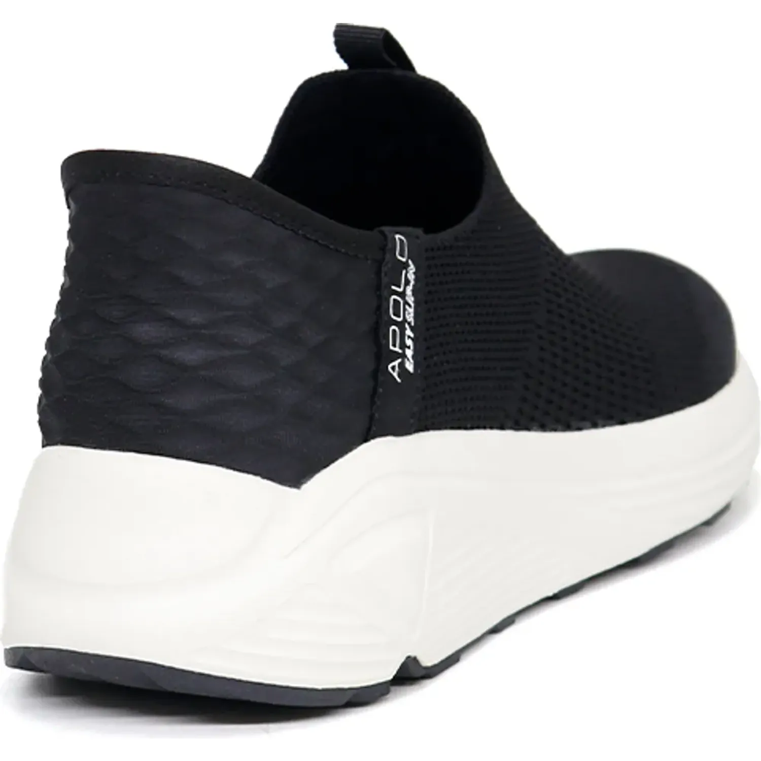 Zapatillas Apolo Mocasines Mujer Ad25-33q4 color negro / blanco | Platanitos