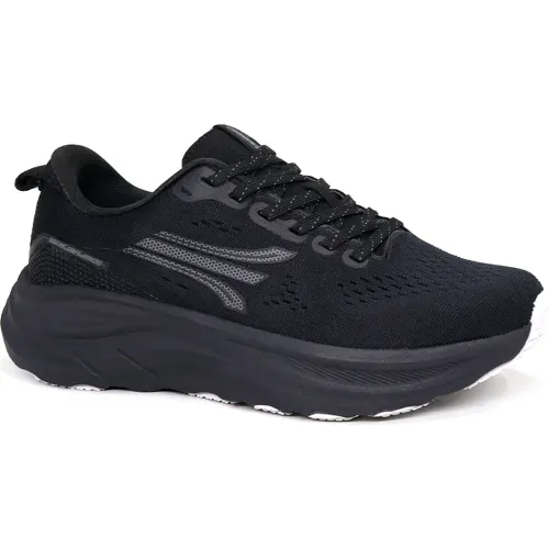 Zapatillas Apolo Running Mujer Ad26-27q2 color negro | Platanitos
