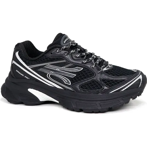 Zapatillas Apolo Running Mujer Ad26-32q2 color negro | Platanitos