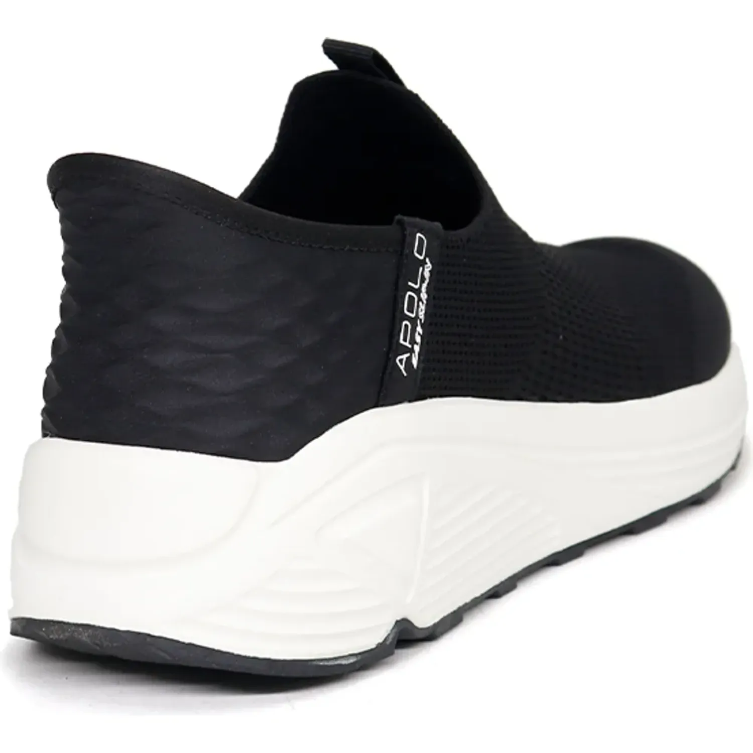 Zapatillas Apolo Mocasines Hombre Ah25-33q4 color negro / blanco | Platanitos