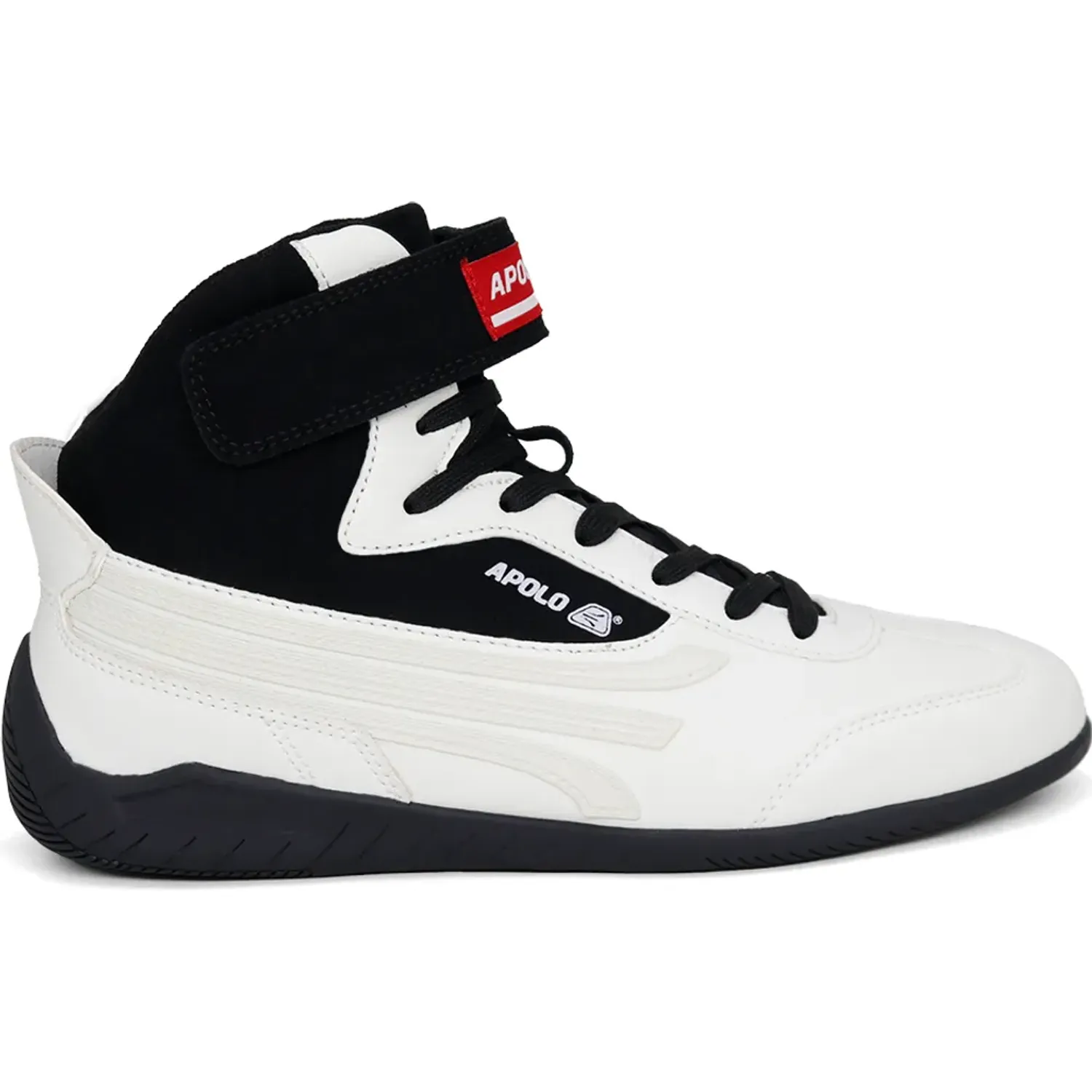 Zapatillas Apolo Botin Urbanas Hombre Ah25-40q4 color blanco / negro | Platanitos