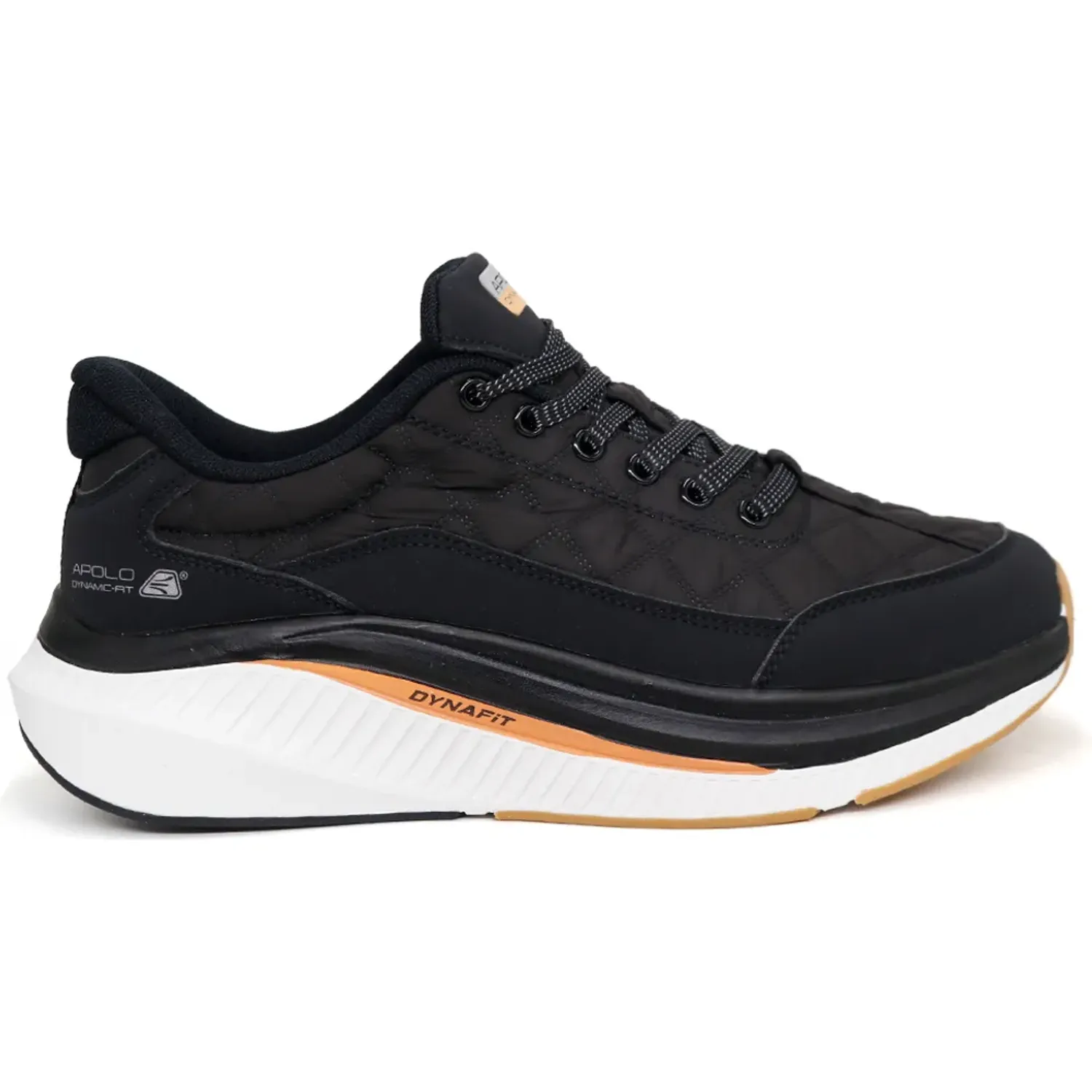 APOLO Zapatillas Apolo Running Hombre Ah26-04q2-N color negro / blanco | Platanitos