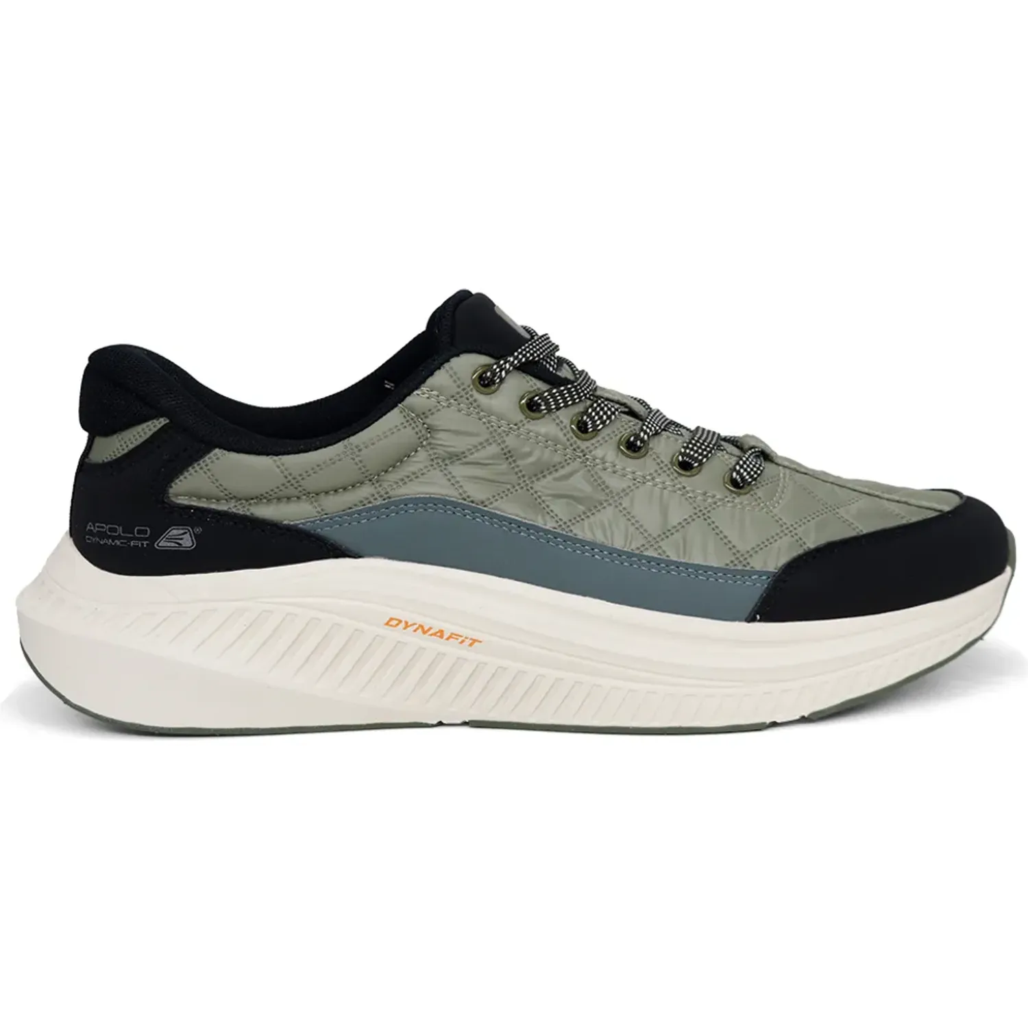 Zapatillas Apolo Running Hombre Ah26-04q2 color verde / negro | Platanitos