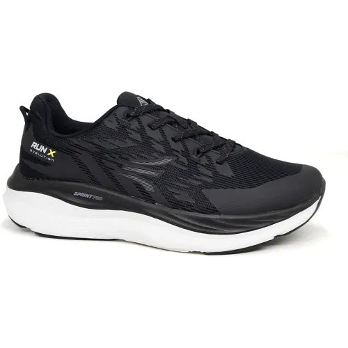 Zapatillas Apolo Running Hombre Ah26-10q2-N color negro | Platanitos