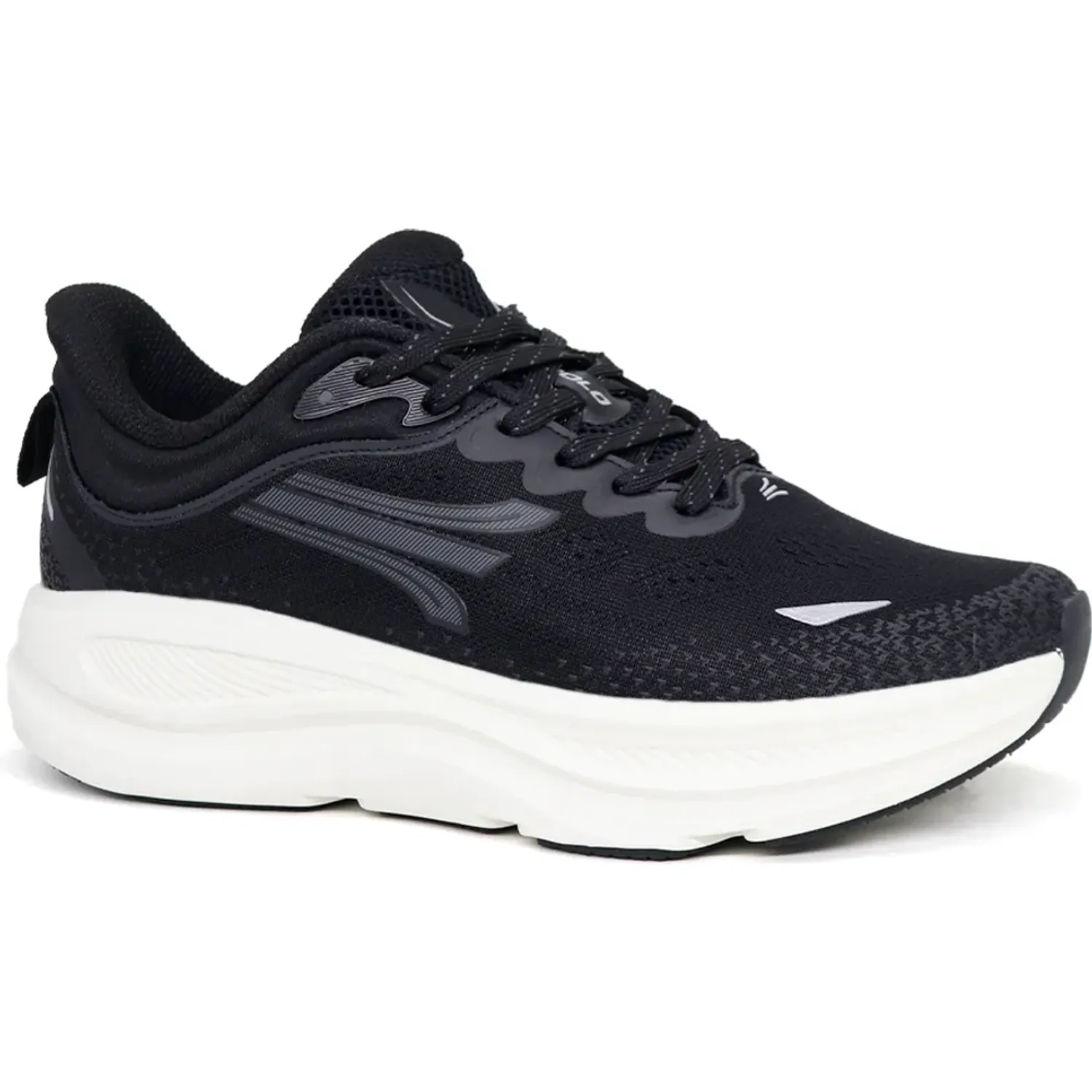 Zapatillas Apolo Running Hombre Ah26-20q2 color negro | Platanitos