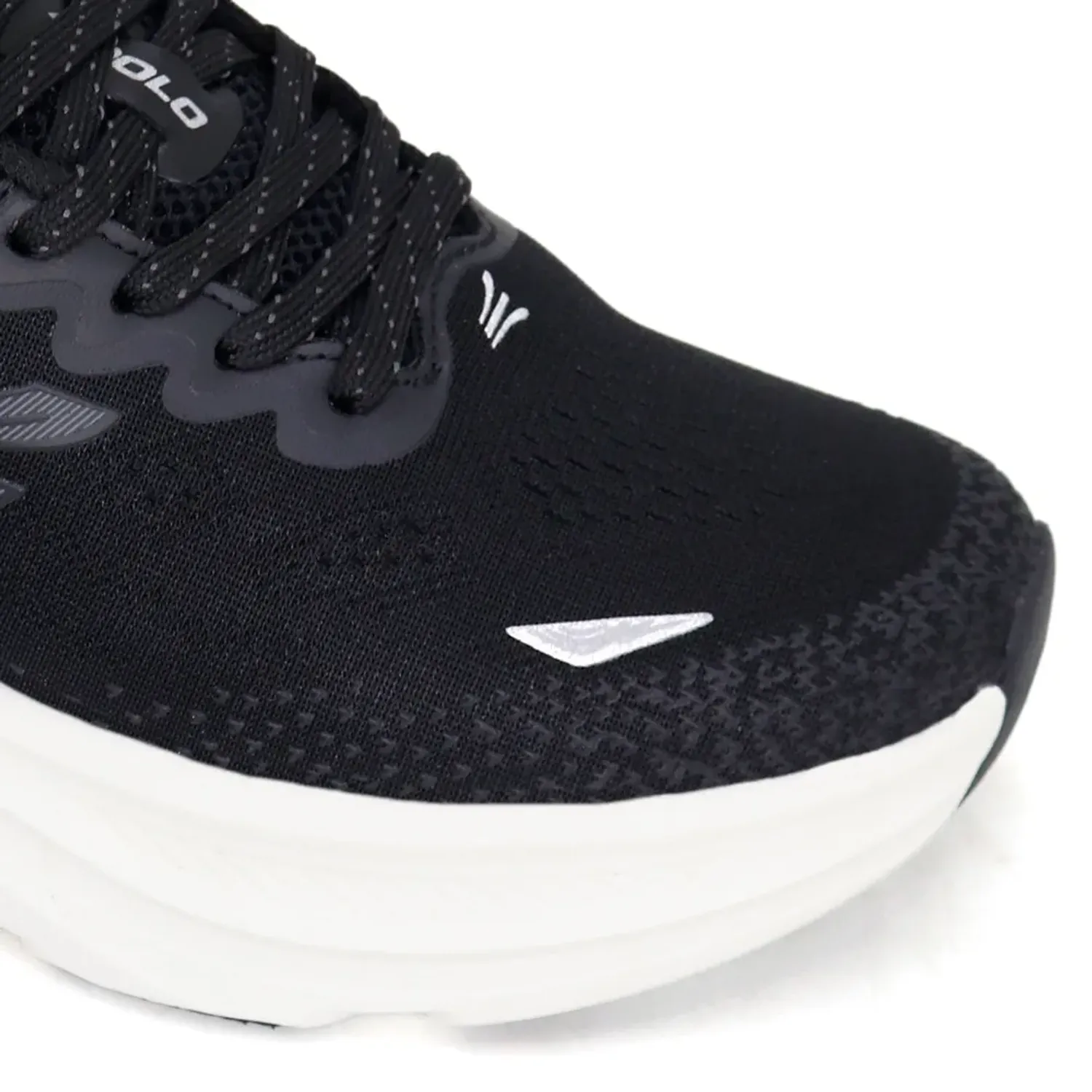 Zapatillas Apolo Running Hombre Ah26-20q2 color negro | Platanitos