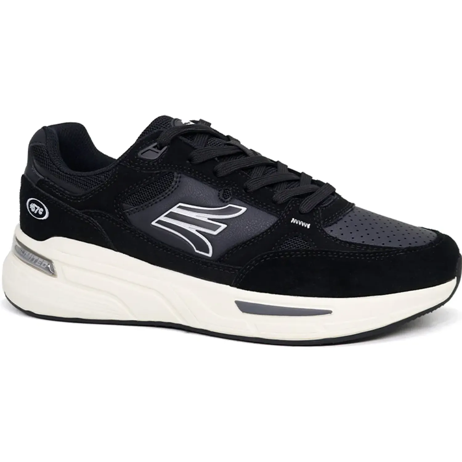 APOLO Zapatillas Apolo Running Hombre Ah26-29q2-N color negro / gris | Platanitos