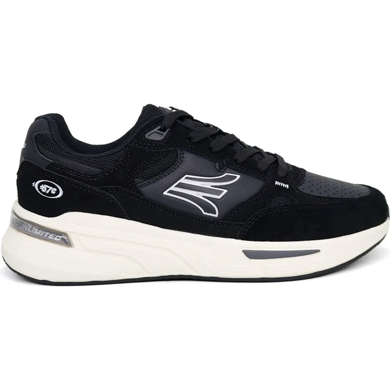 APOLO Zapatillas Apolo Running Hombre Ah26-29q2-N color negro / gris | Platanitos