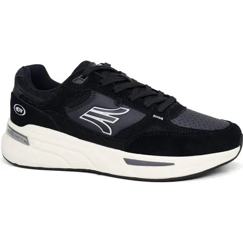 Zapatillas Apolo Running Hombre Ah26-29q2-N color negro | Platanitos