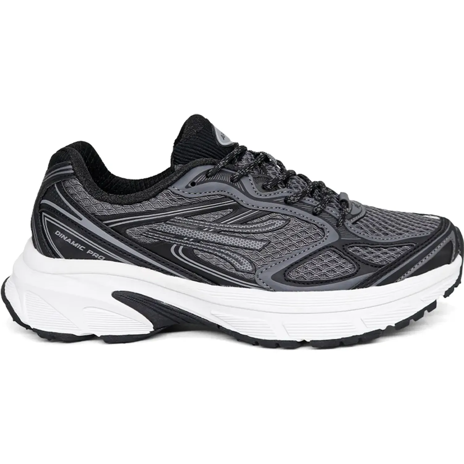 Zapatillas Apolo Running Hombre Ah26-32q2-Gr color gris oscuro / negro | Platanitos