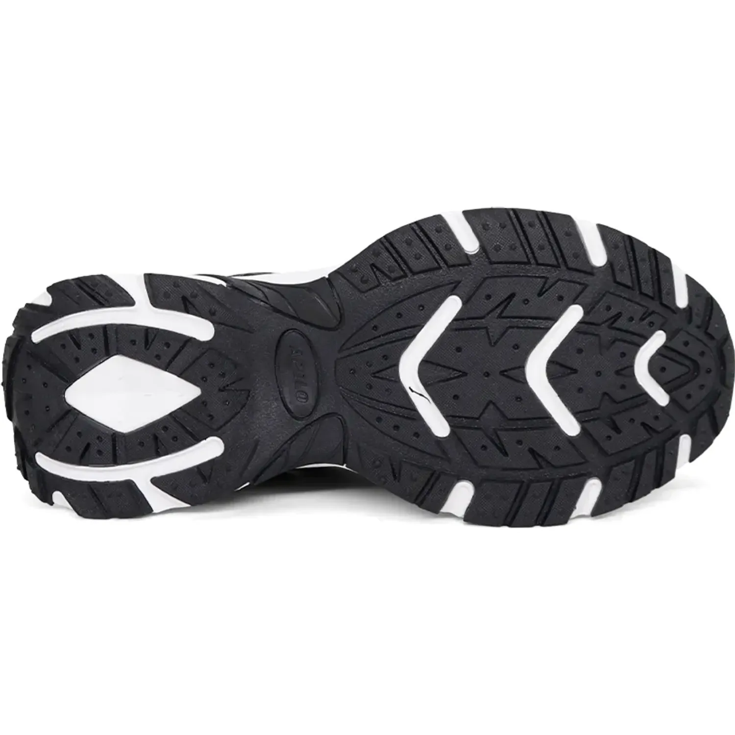 Zapatillas Apolo Running Hombre Ah26-32q2-Gr color gris oscuro / negro | Platanitos