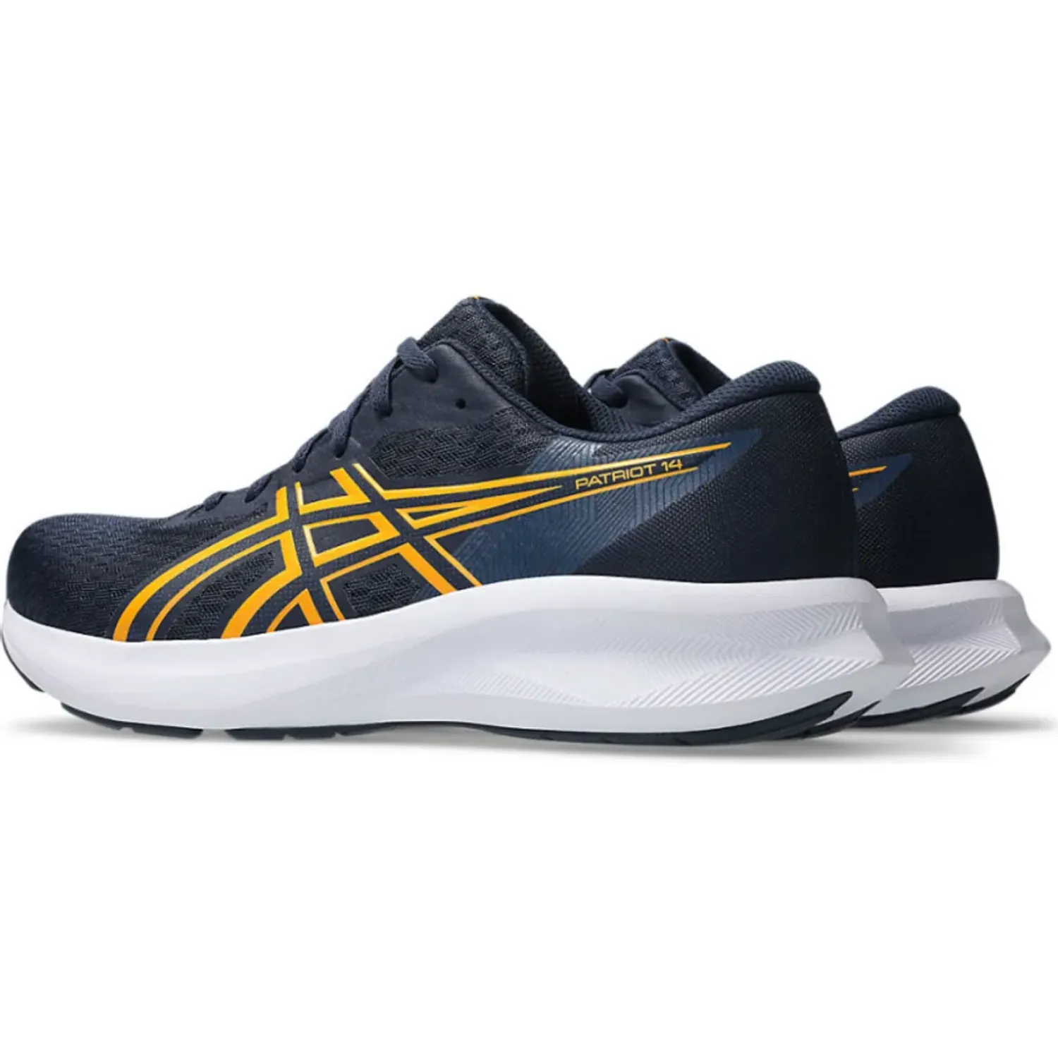 Asics Zapatillas Asics Running Hombre Patriot 14 color azul / amarrillo | Platanitos