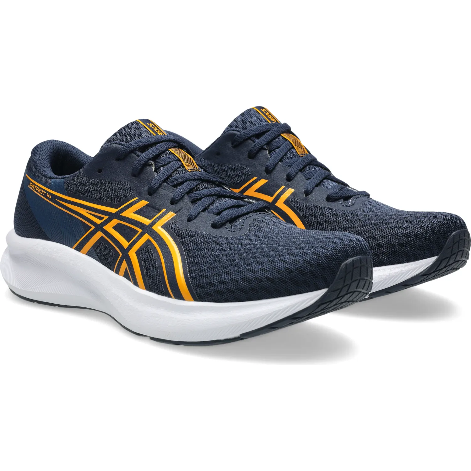 Asics Zapatillas Asics Running Hombre Patriot 14 color azul / amarrillo | Platanitos