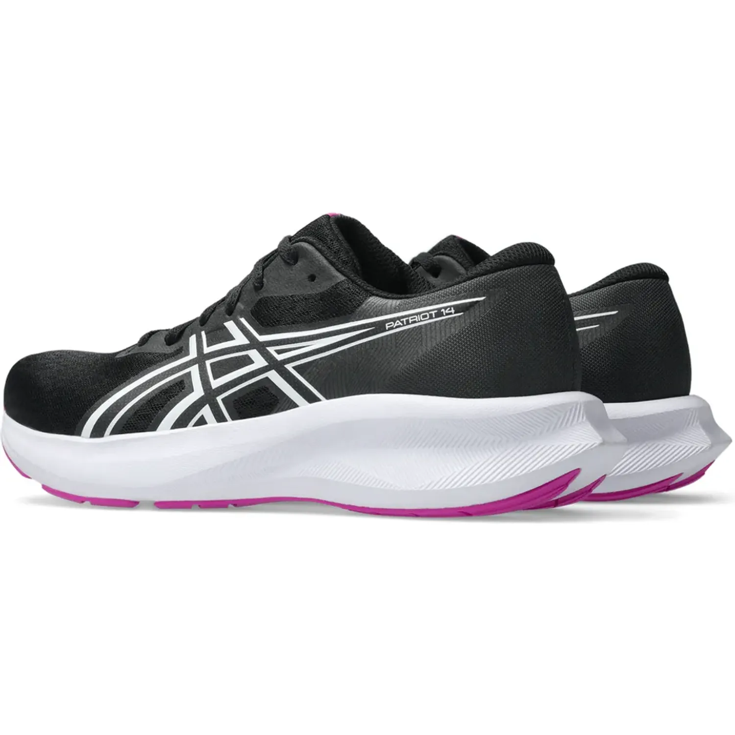 Asics Zapatillas Asics Running Mujer Patriot 14 color negro / blanco | Platanitos