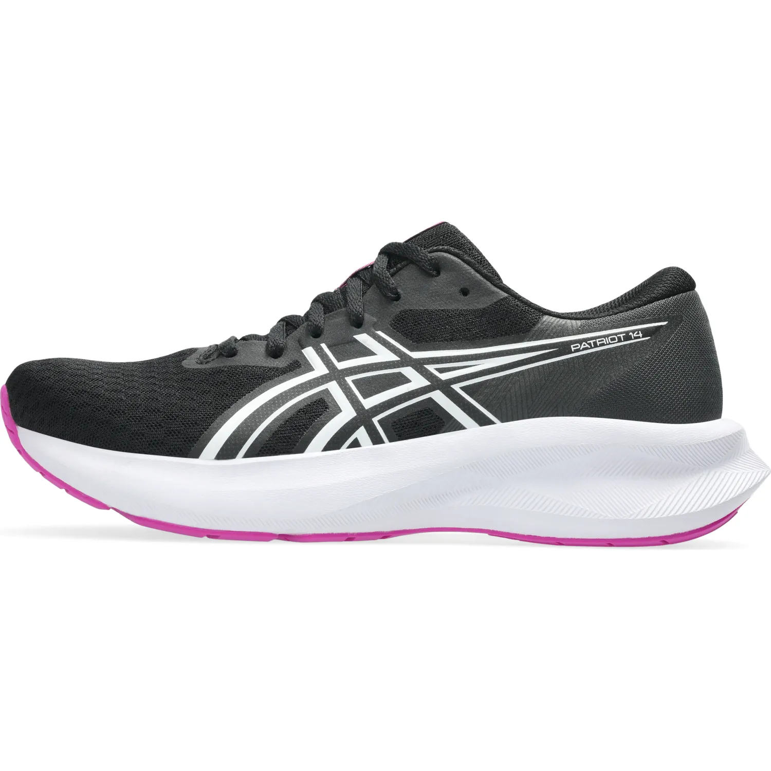 Asics Zapatillas Asics Running Mujer Patriot 14 color negro / blanco | Platanitos