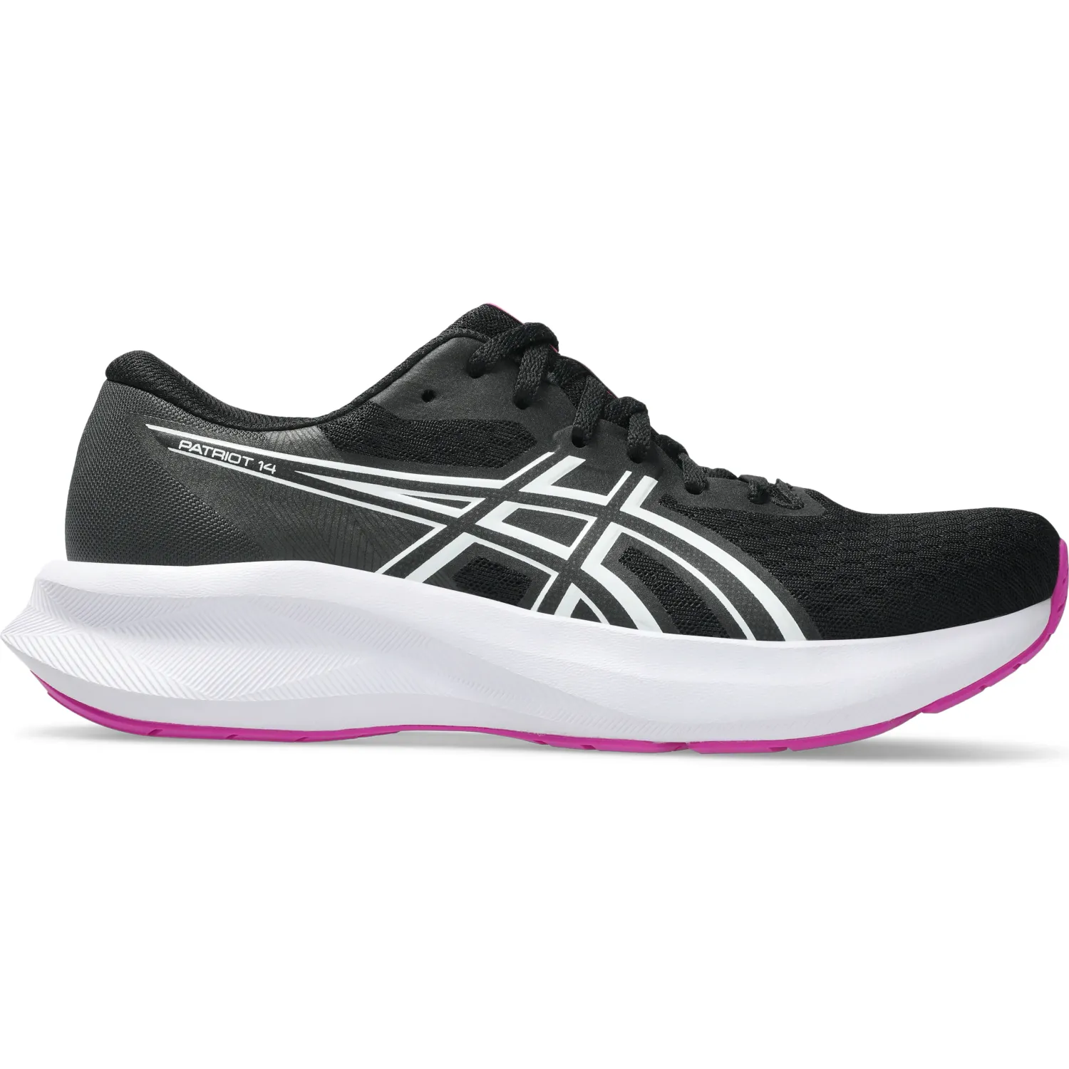 Asics Zapatillas Asics Running Mujer Patriot 14 color negro / blanco | Platanitos