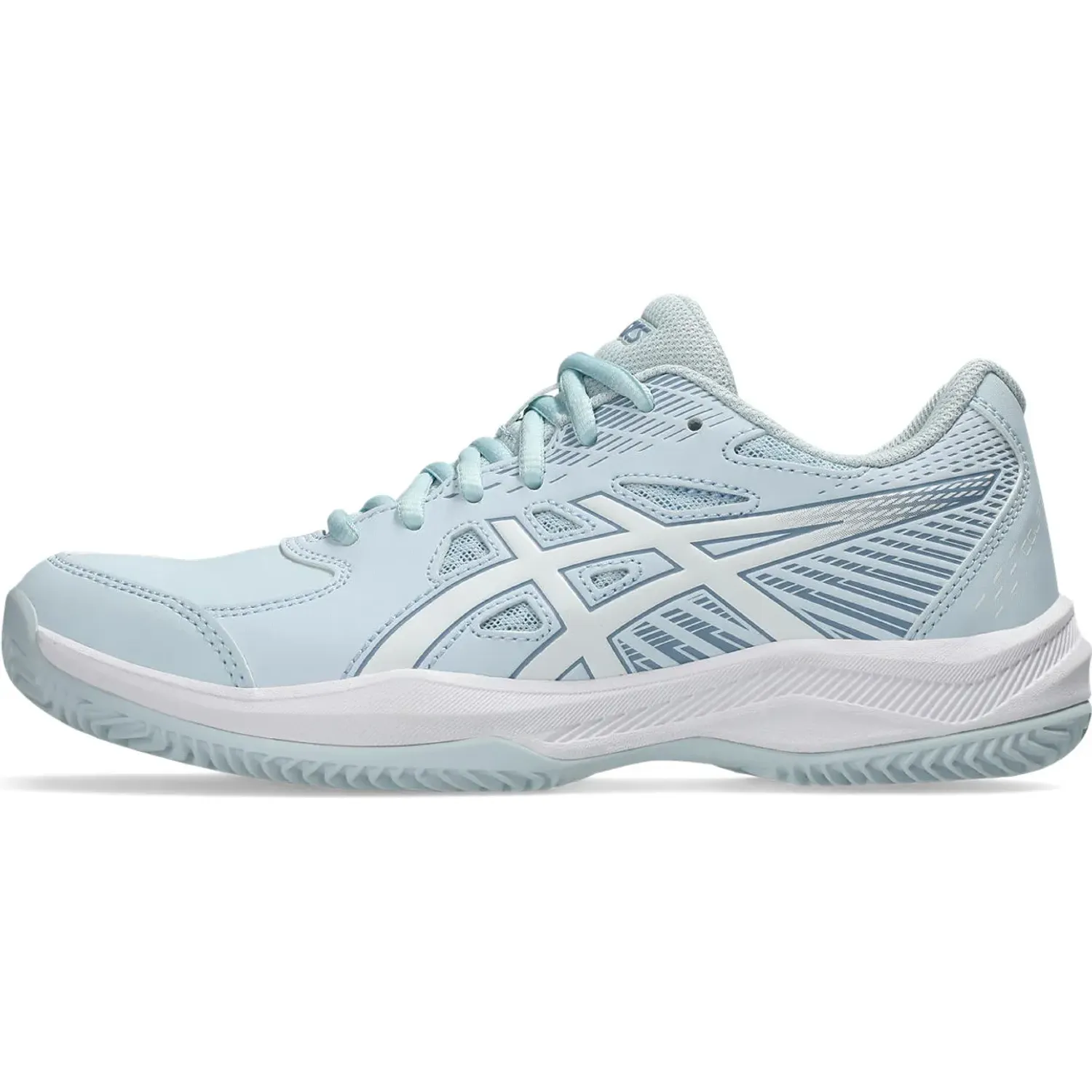 Asics Zapatillas Asics De Tenis Mujer Court Slide 4 Clay color celeste | Platanitos