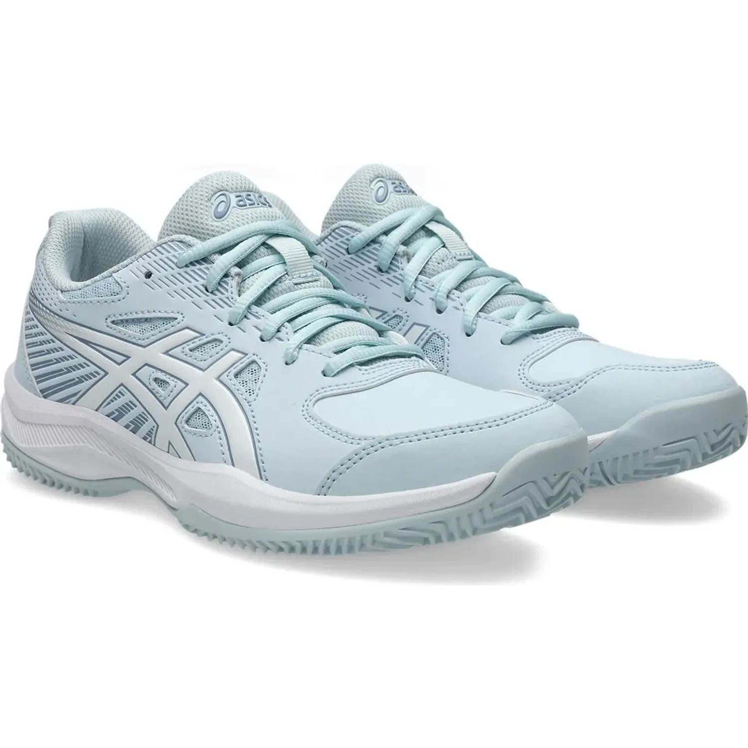 Asics Zapatillas Asics De Tenis Mujer Court Slide 4 Clay color celeste | Platanitos