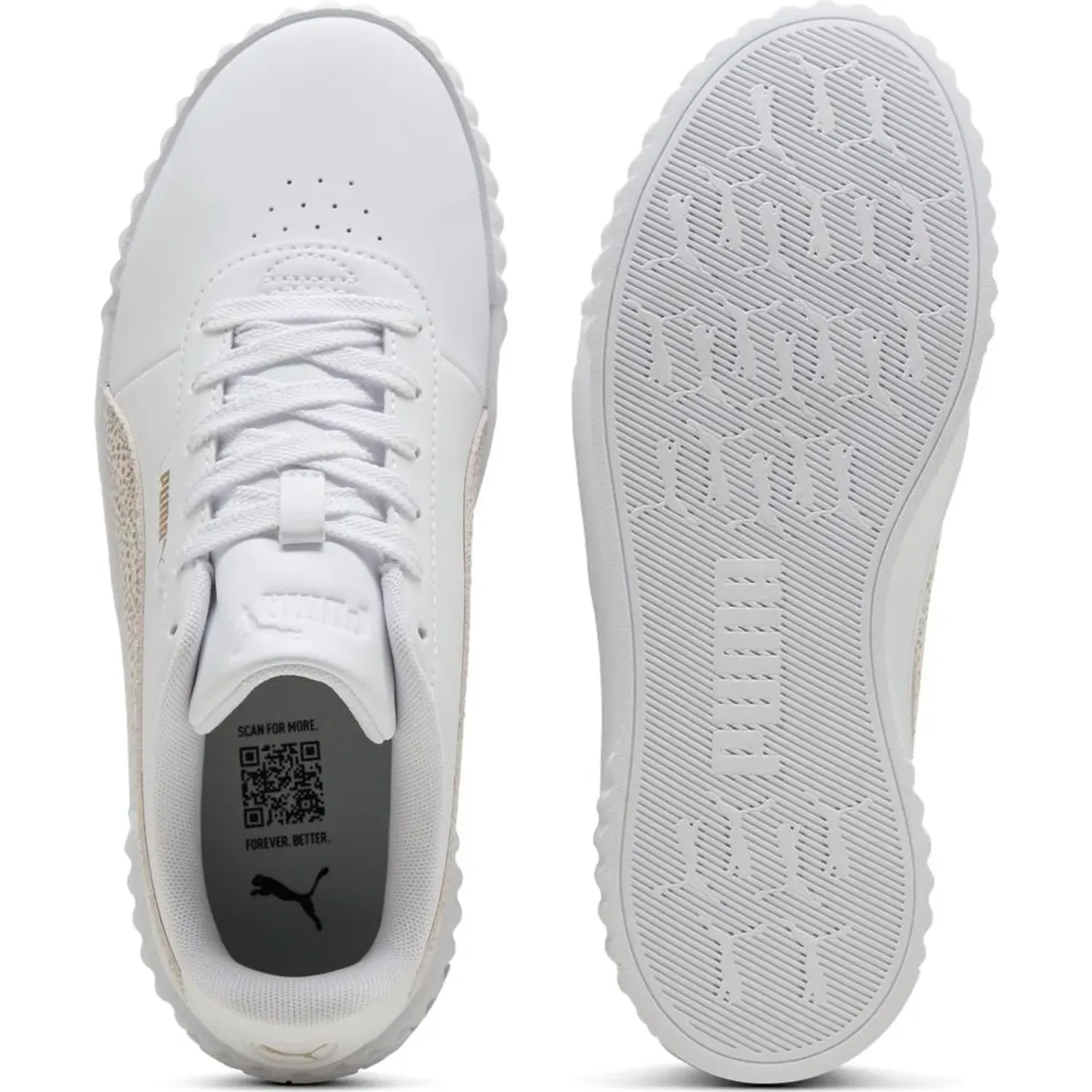 Puma Zapatillas Puma Urbanas Mujer Carina 3.0 Topcat color blanco | Platanitos