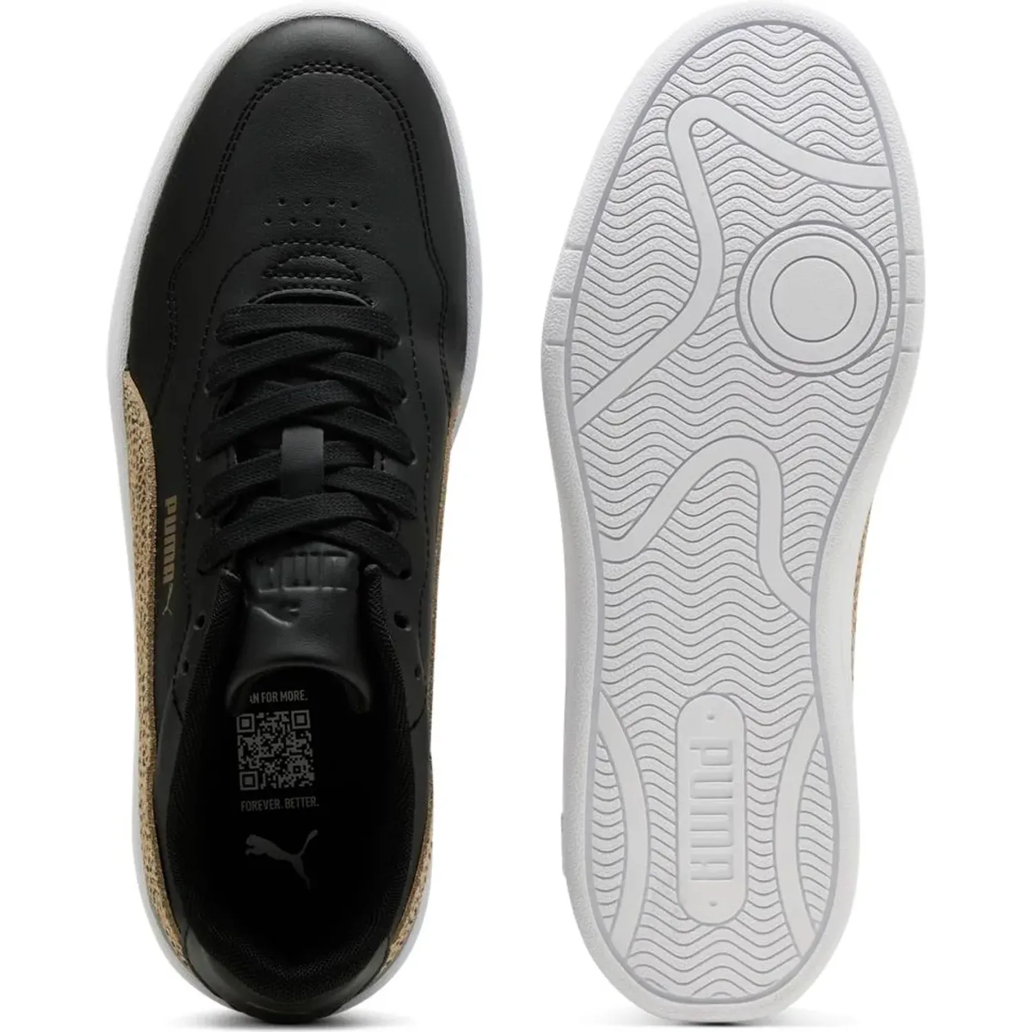 Puma Zapatillas Puma Urbanas Mujer Court Lally Topcat color negro | Platanitos