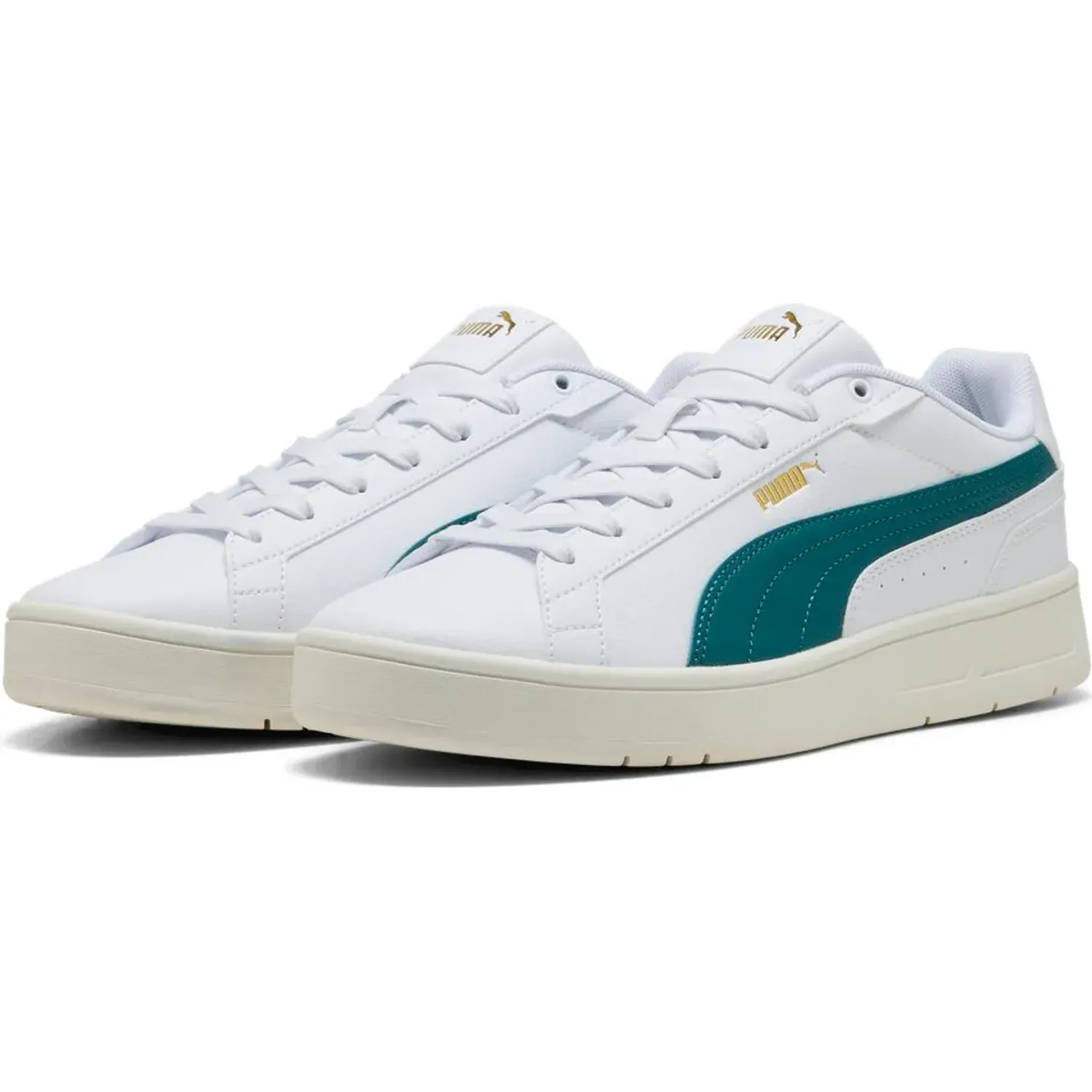 Zapatillas Puma Urbanas Hombre Court Classico color blanco | Platanitos