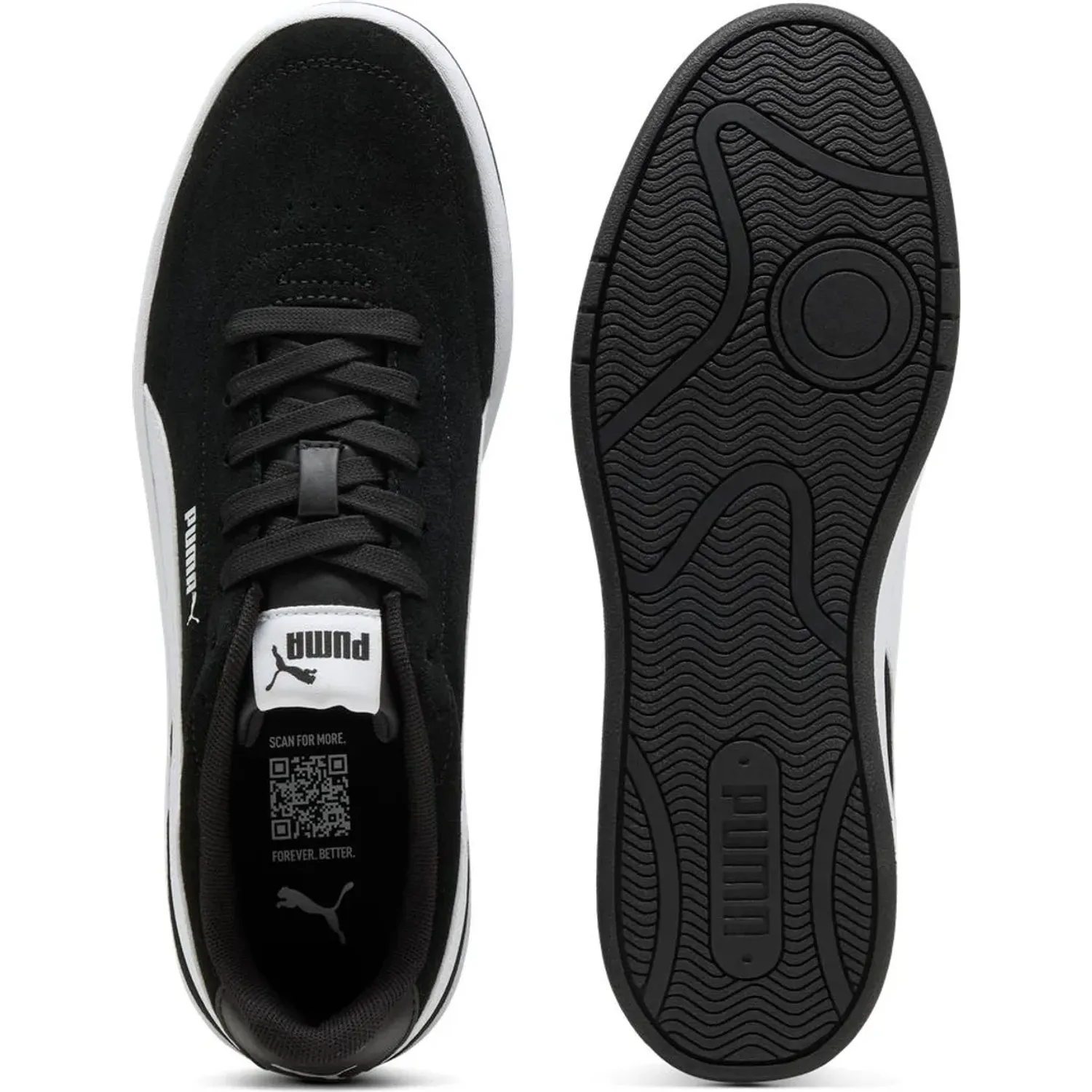 Puma Zapatilla Puma Urbana Hombre Court Classic Clean Sd color negro | Platanitos