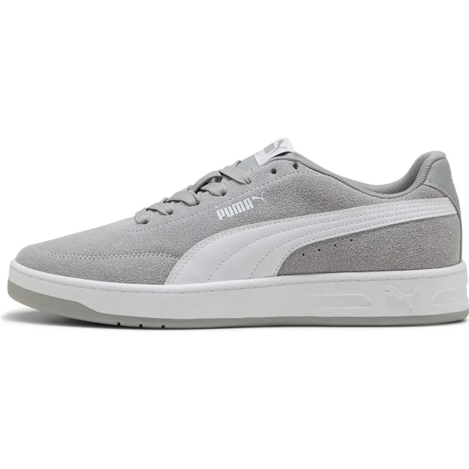 Puma Zapatilla Puma Urbana Hombre Court Classic Clean Sd color gris | Platanitos