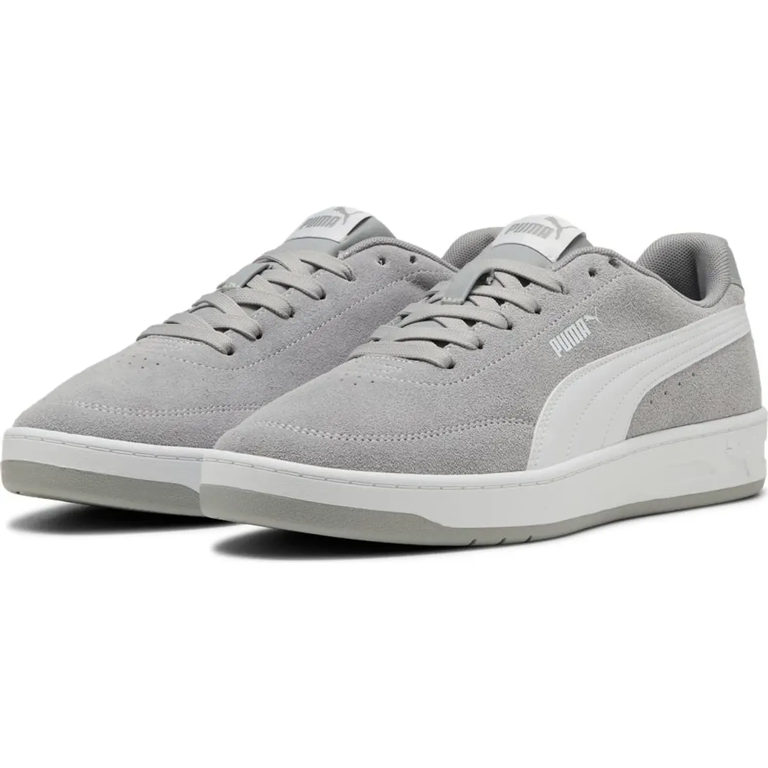 Puma Zapatilla Puma Urbana Hombre Court Classic Clean Sd color gris | Platanitos