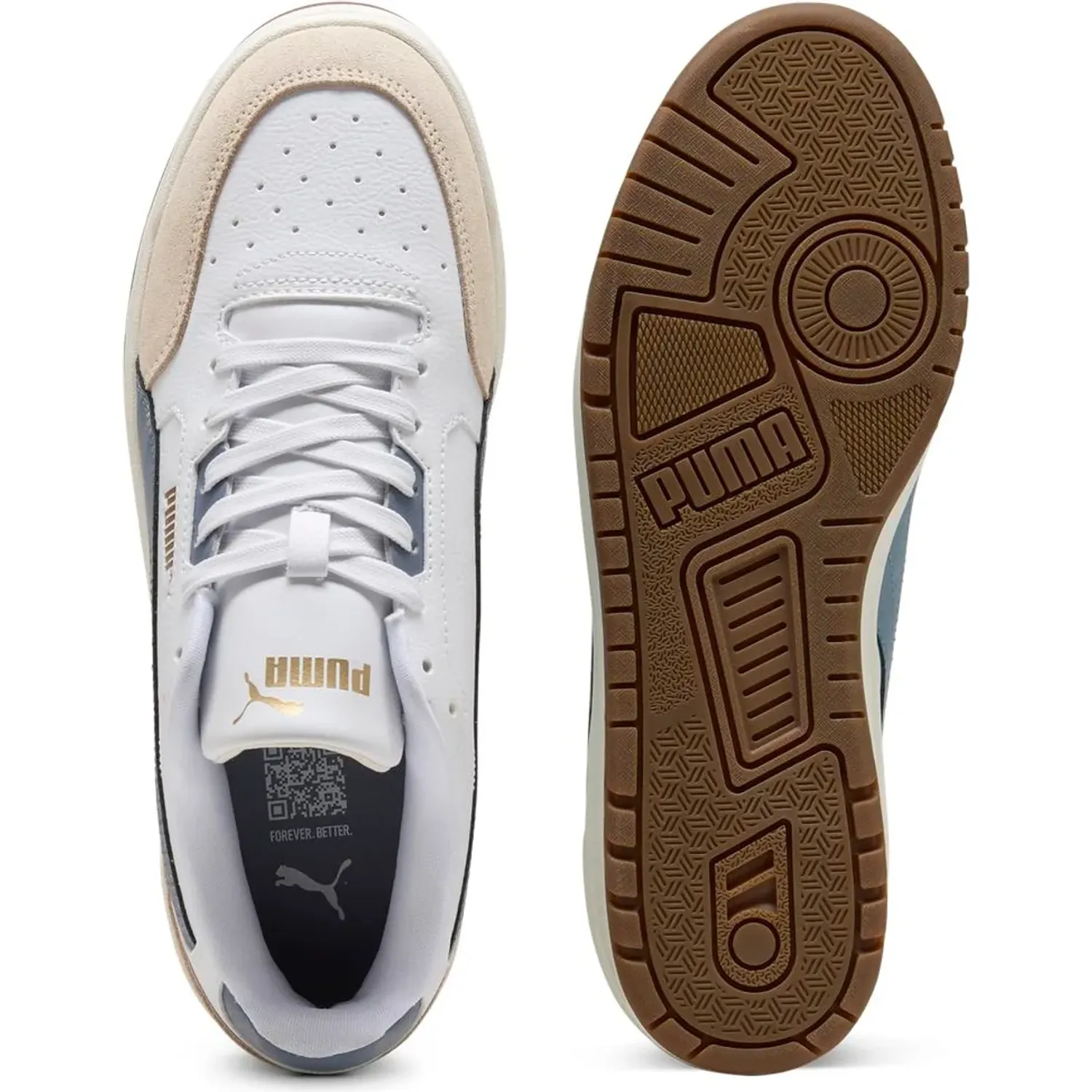 Zapatillas Puma Urbanas Hombre Shuffle Downtown Og color blanco | Platanitos