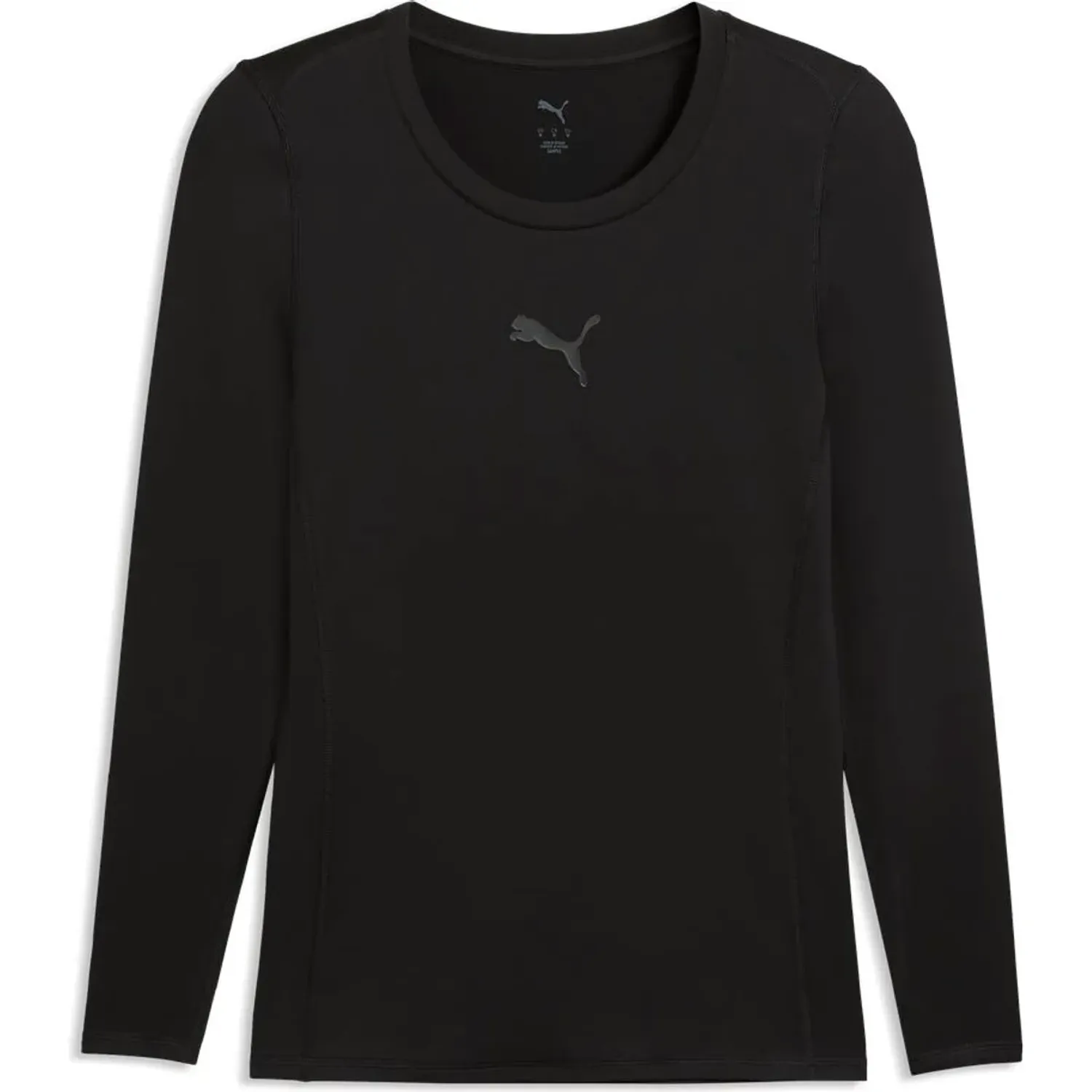 Polo Puma Deportivo Hombre Manga Larga Teamliga26 Baselayer color negro | Platanitos