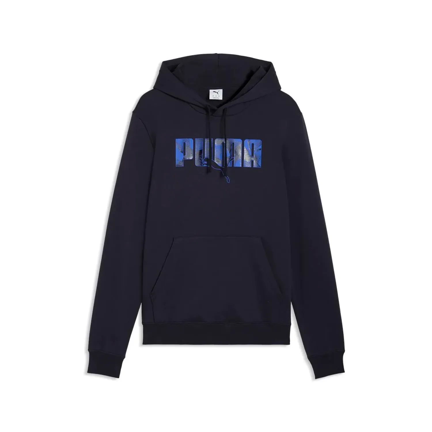 Puma Polera Puma Deportiva Hombre Ess Logo Lab Story 2 Hoodie color azul | Platanitos