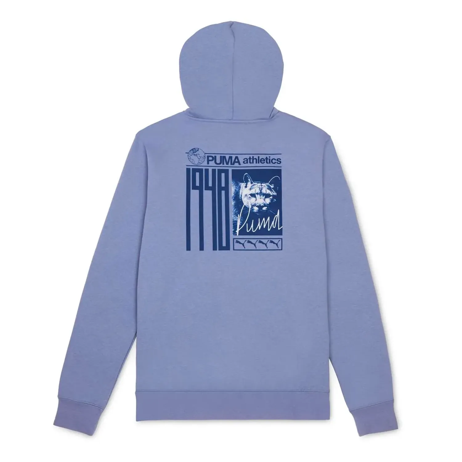 Puma Polera Puma Deportiva Hombre Ess Graphic Photoprint Hoodie color gris | Platanitos