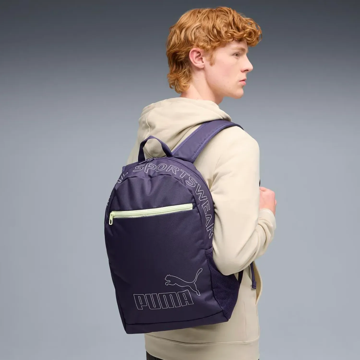 Mochila Puma Deportiva Unisex Phase Backpack Ii color morado | Platanitos
