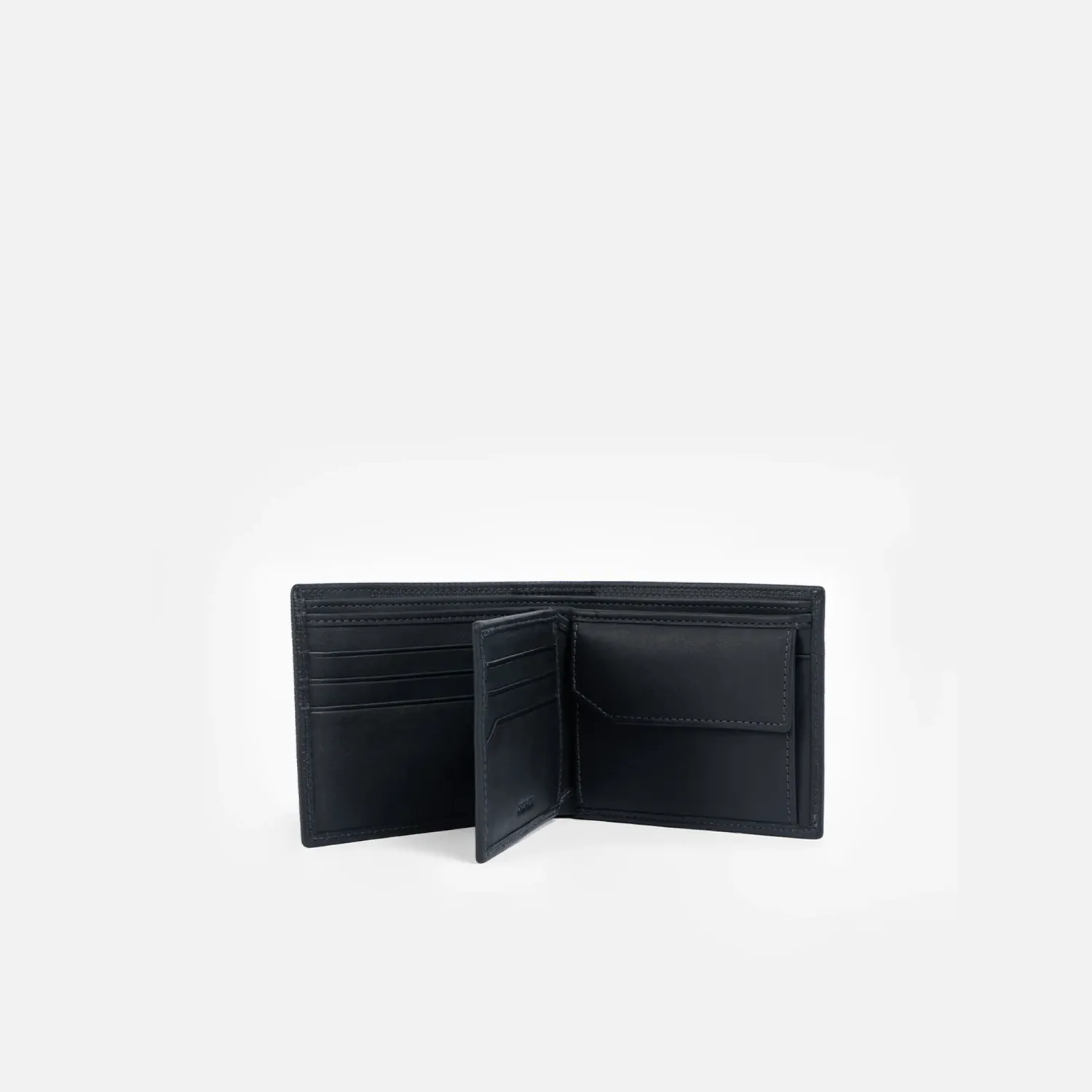 Billetera Crepier Hombre Cuero Lombardi 2.0 Grande color azul | Platanitos
