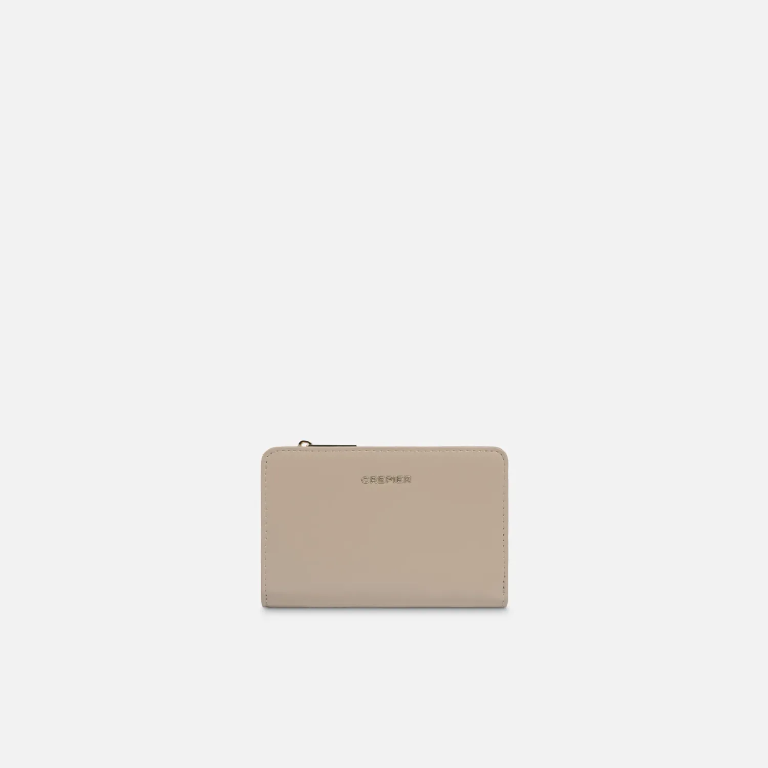 Billetera Crepier Mujer Cazzia Mediano color beige | Platanitos