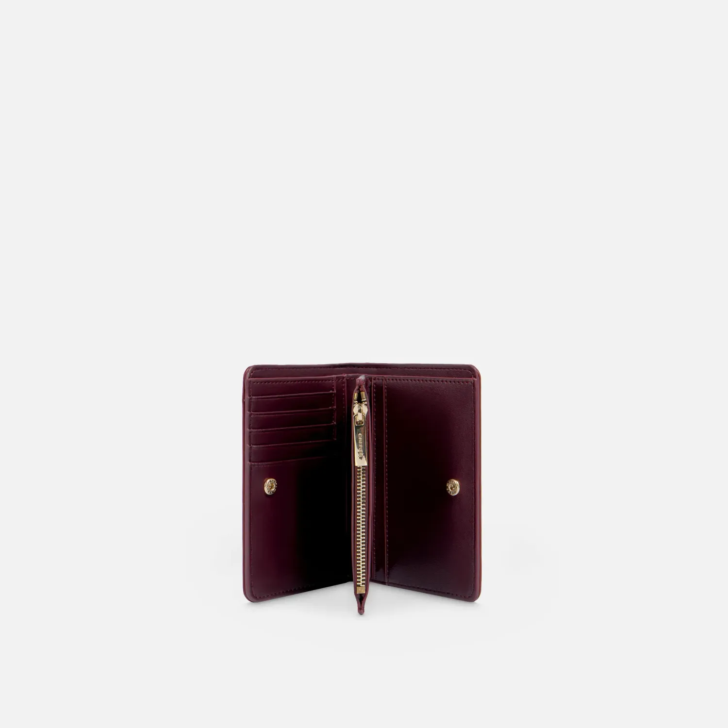 CREPIER Billetera Crepier Mujer Cazzia Mediano color burgundy | Platanitos