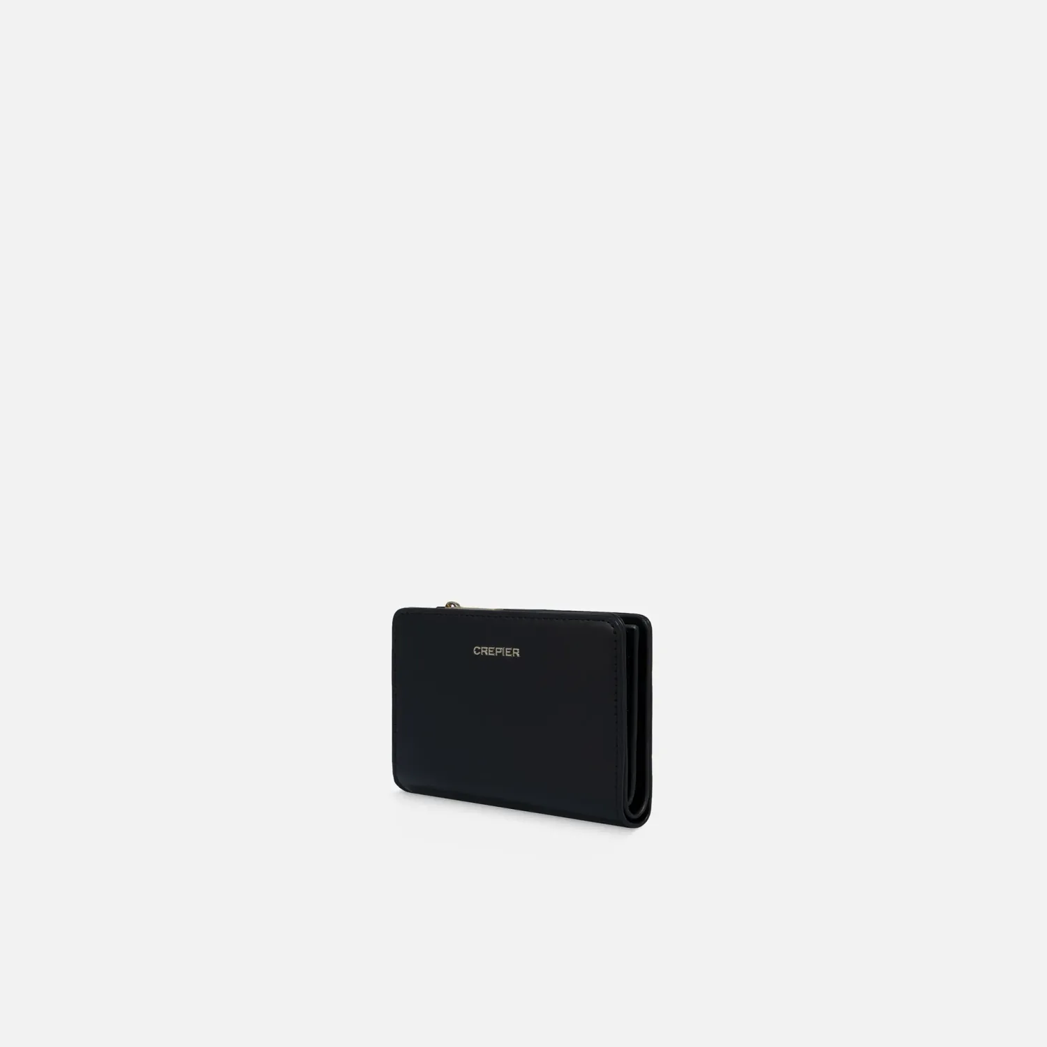 Billetera Crepier Mujer Cazzia Mediano color negro | Platanitos