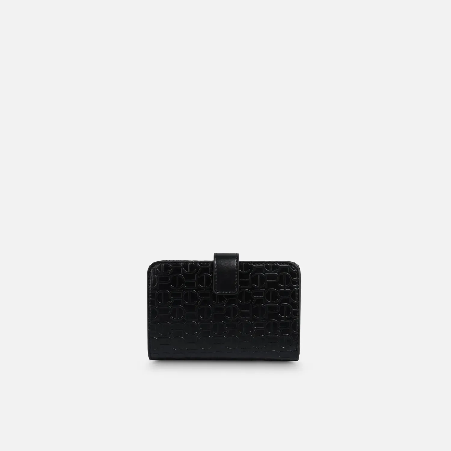 CREPIER Billetera Crepier Mujer Ramina Mediano Signature color negro | Platanitos