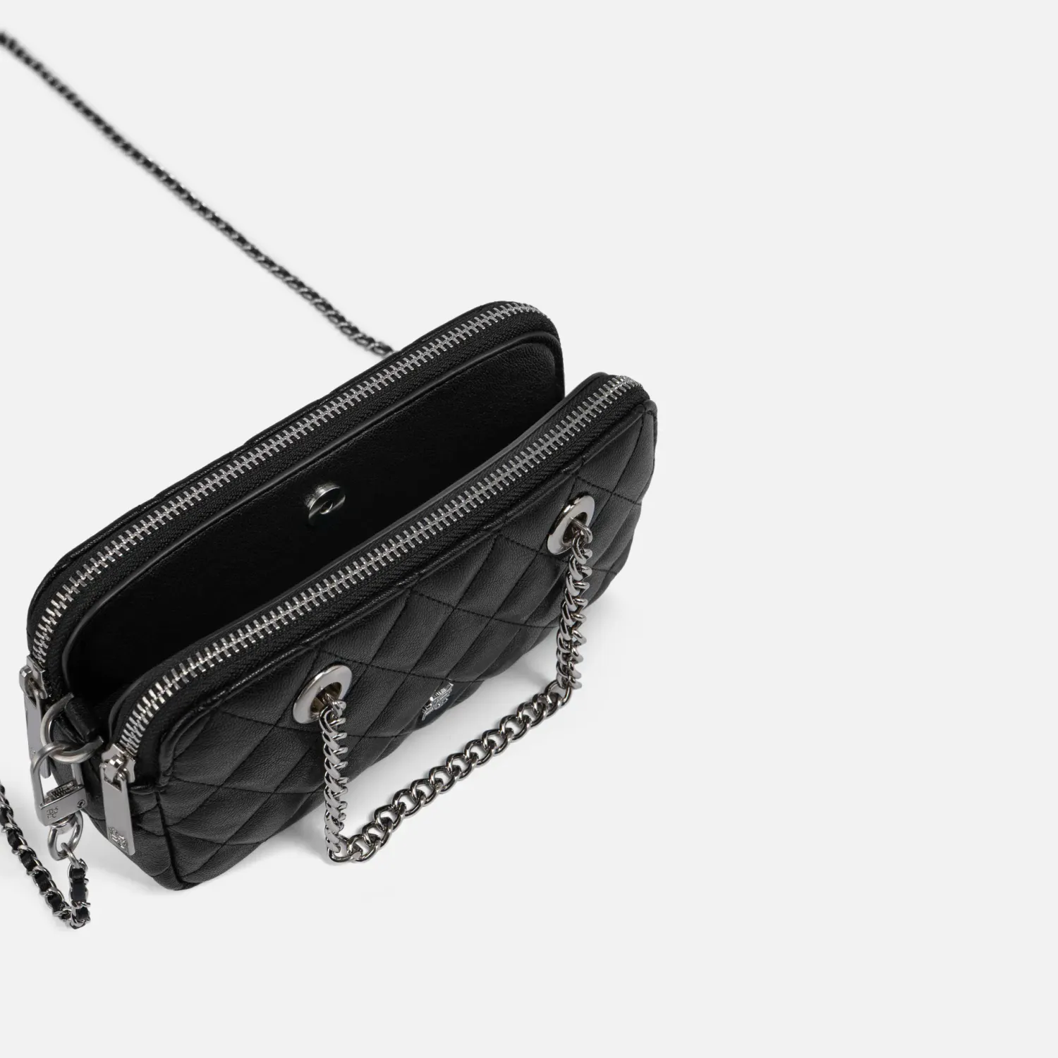Bolso Crepier Mujer Crossbody Arlette Chico color negro | Platanitos