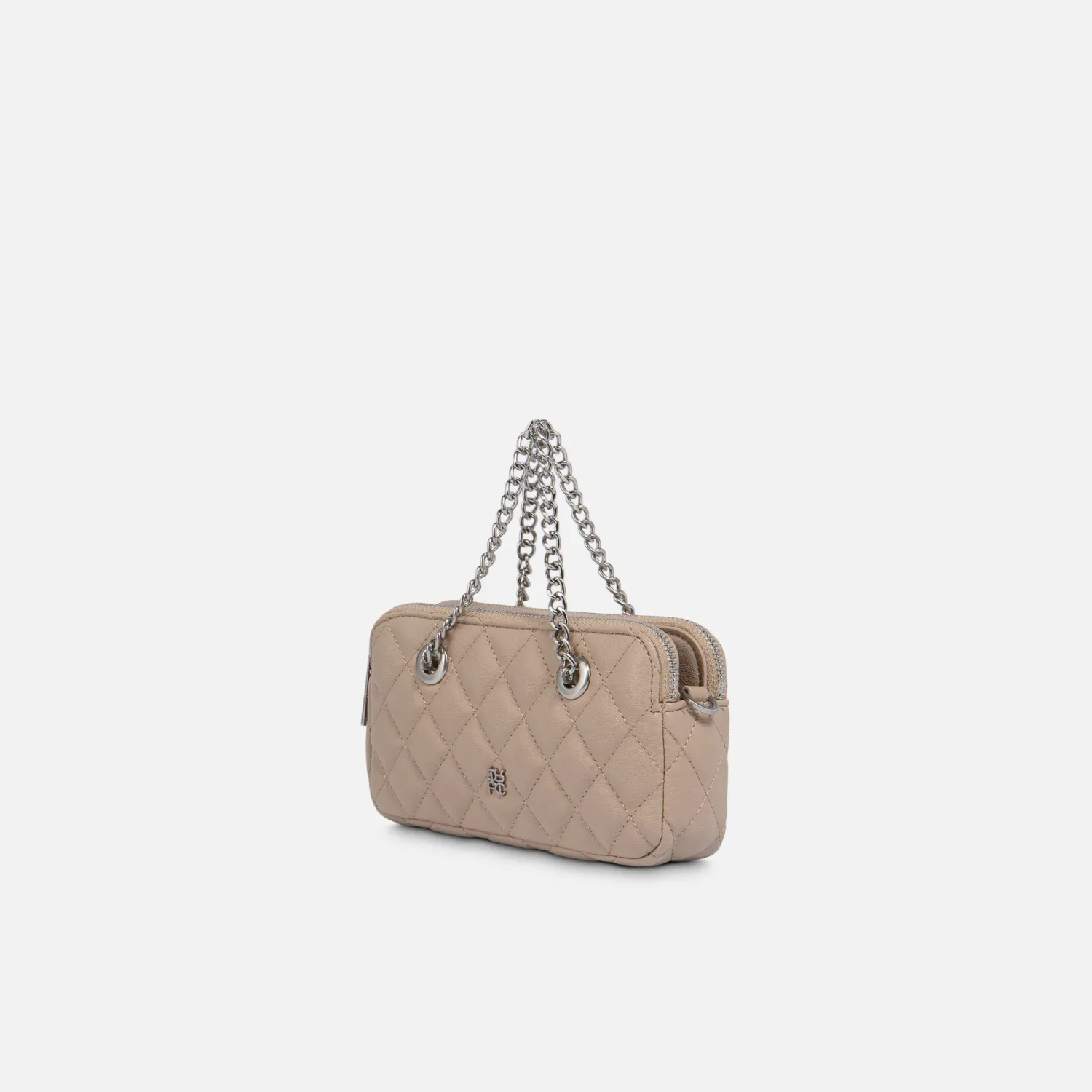 Bolso Crepier Mujer Crossbody Arlette Chico color topo | Platanitos